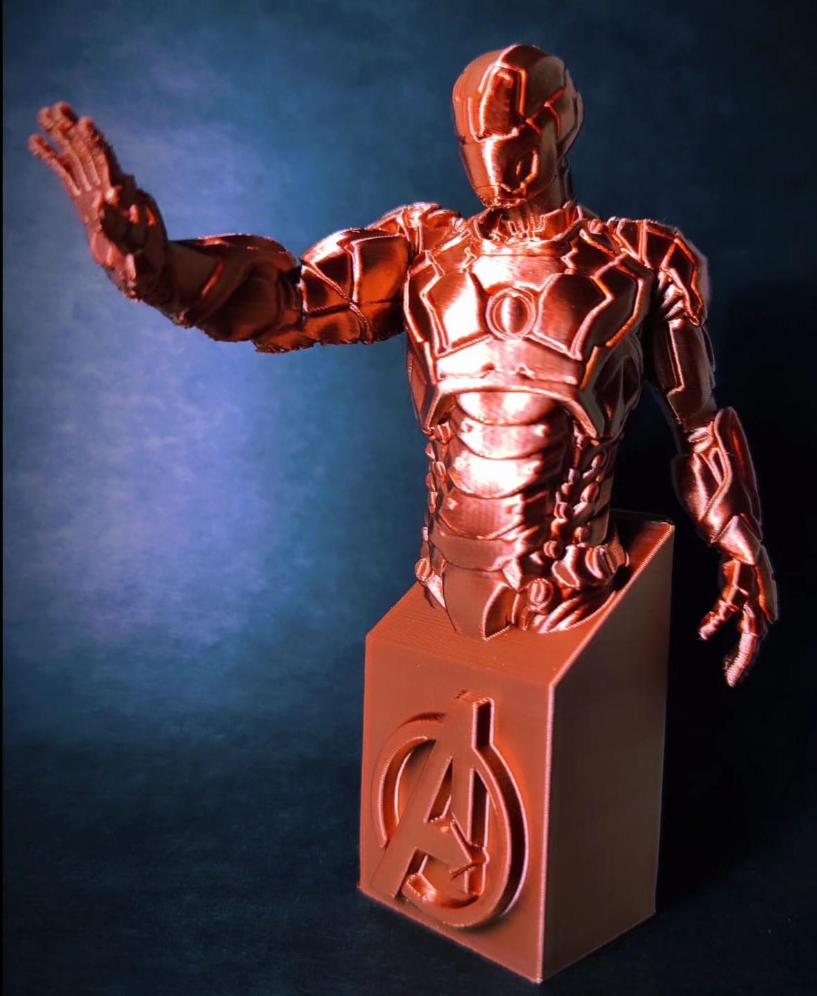 Ironman Bust  - Awesome model!

Check my insta page @3Doodling for more makes! ;)

 - 3d model