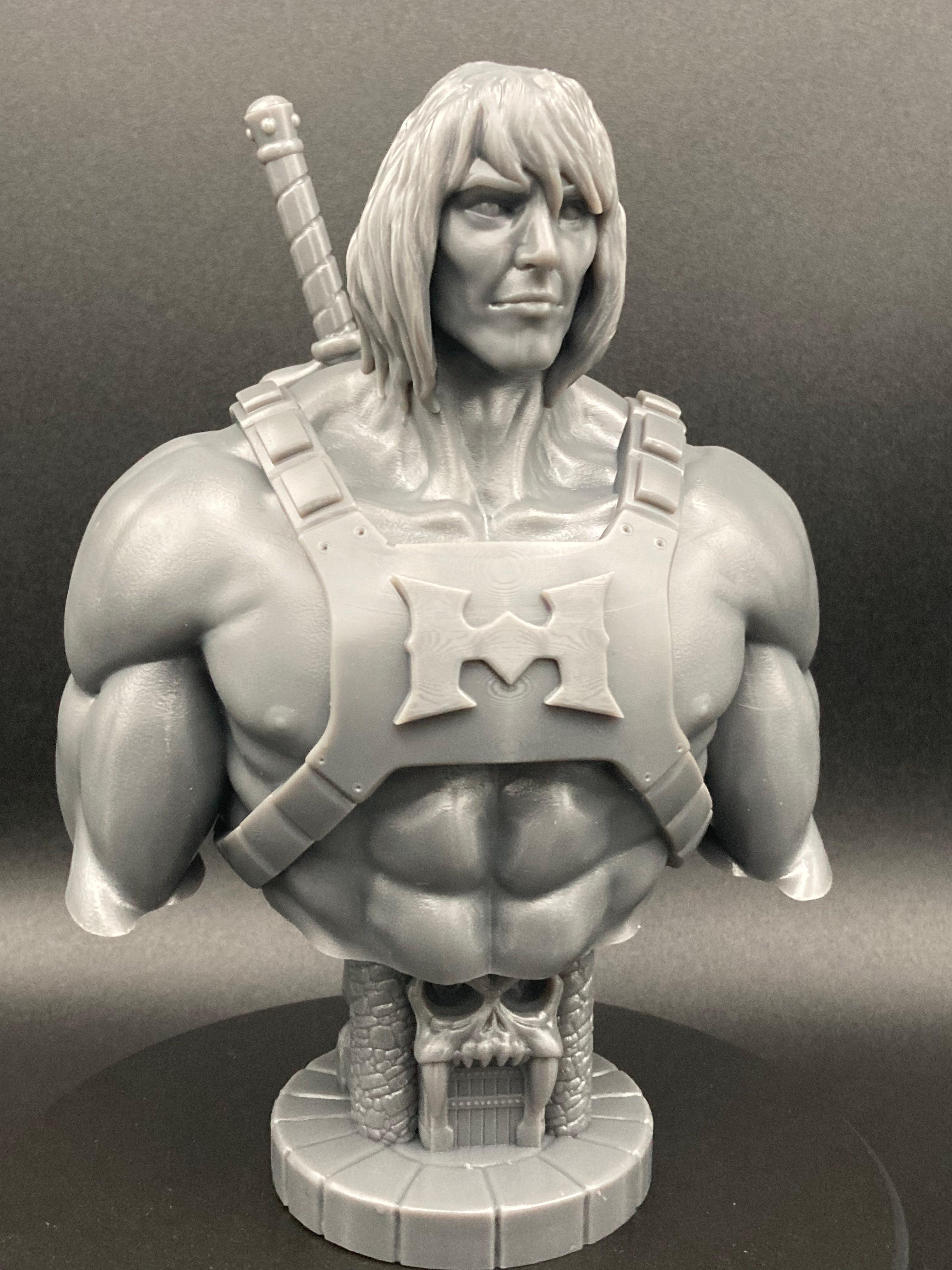 He-Man Bust (Pre-Supported) 3d model