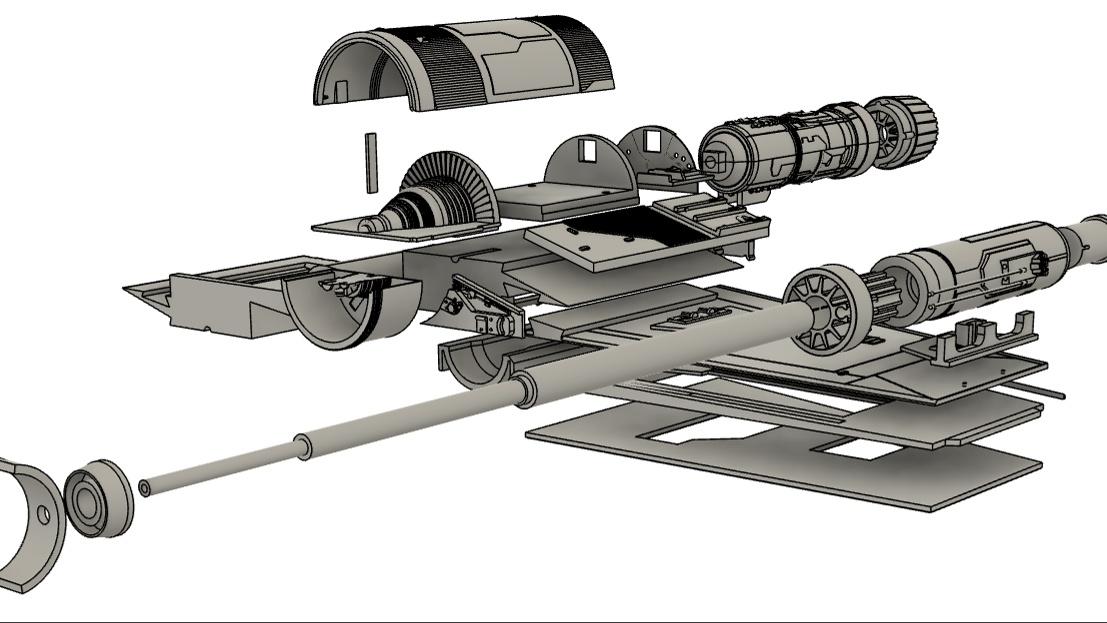 Model-X MK I (1/12 Scale) 3d model