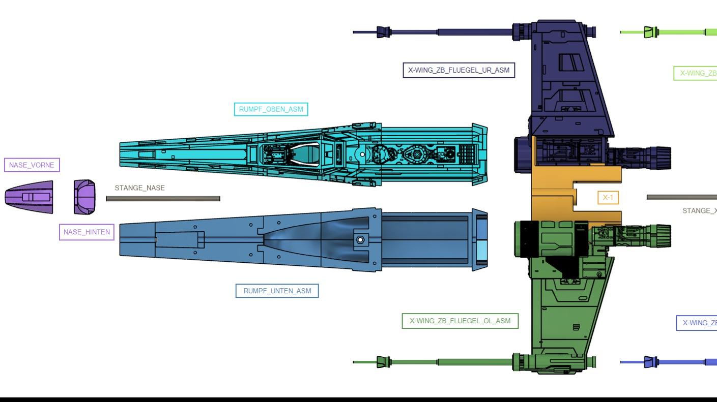 Model-X MK I (1/12 Scale) 3d model