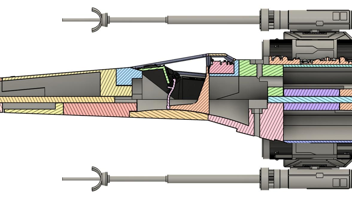 Model-X MK I (1/12 Scale) 3d model