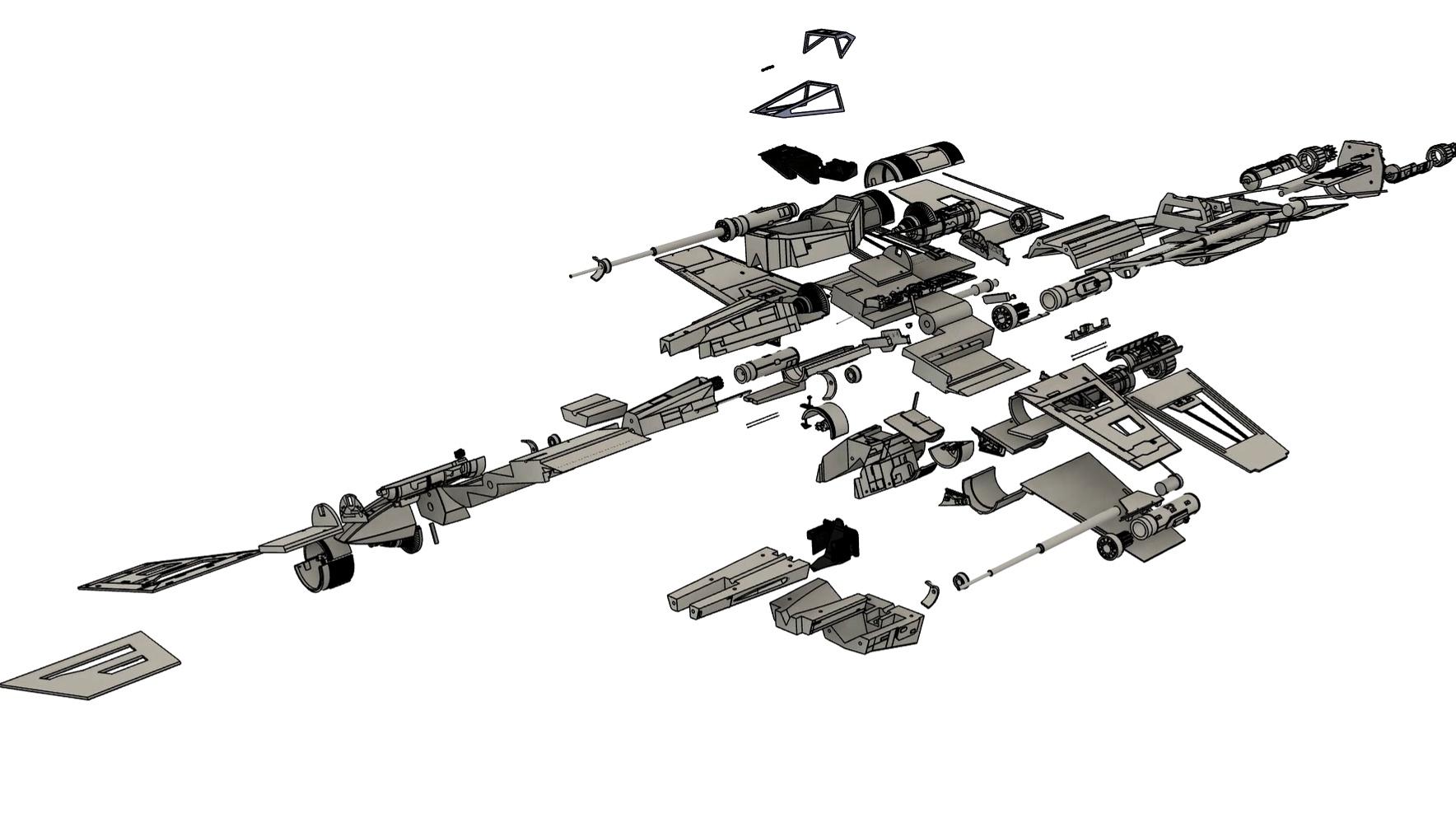 Model-X MK I (1/12 Scale) 3d model