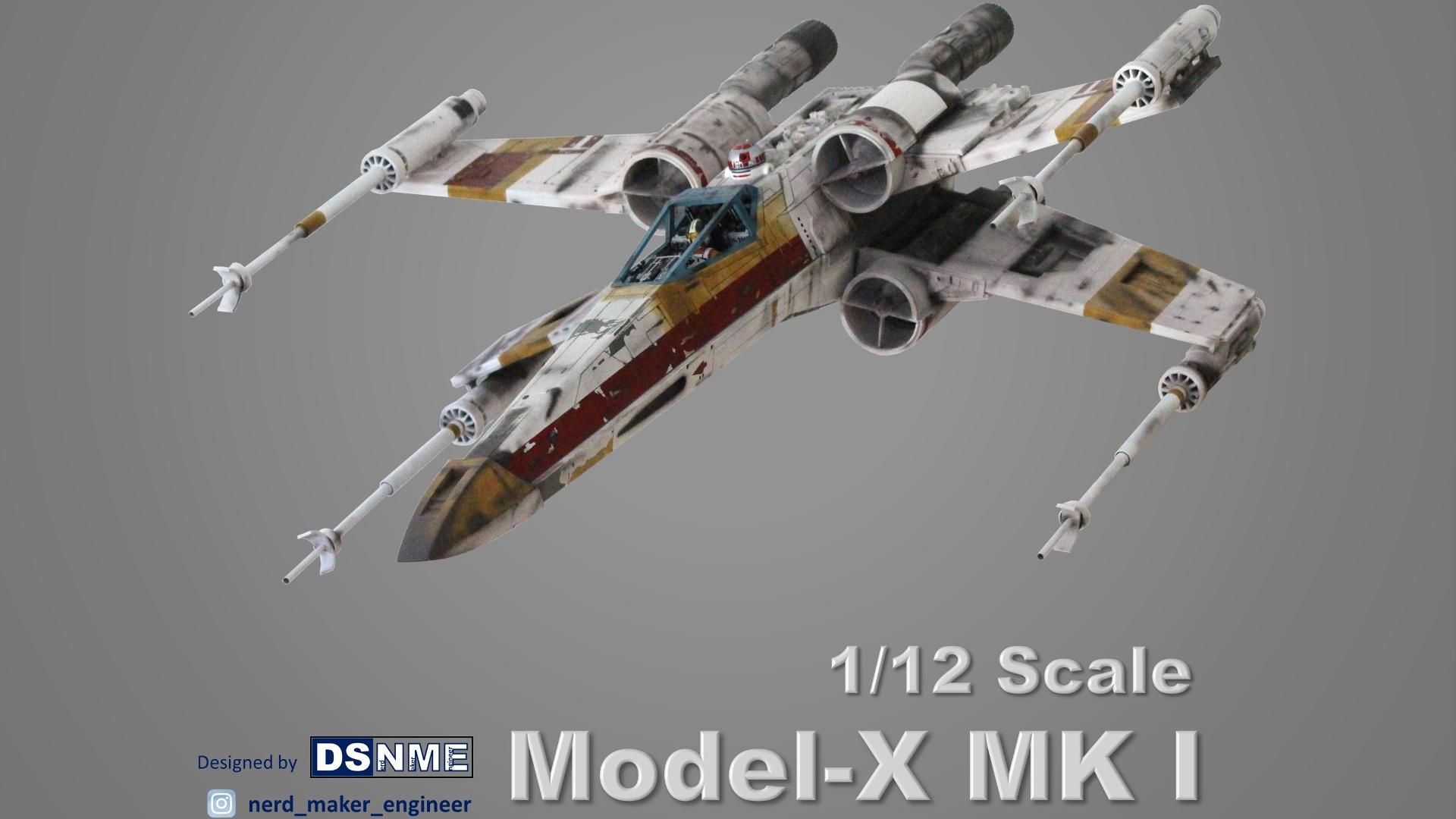 Model-X MK I (1/12 Scale) 3d model