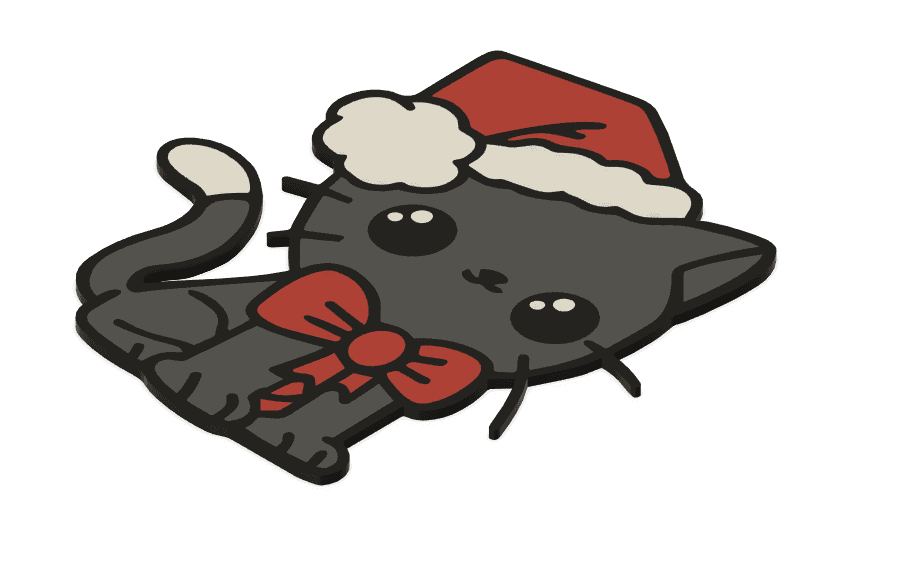 Christmas Pack: Cat IV 3d model