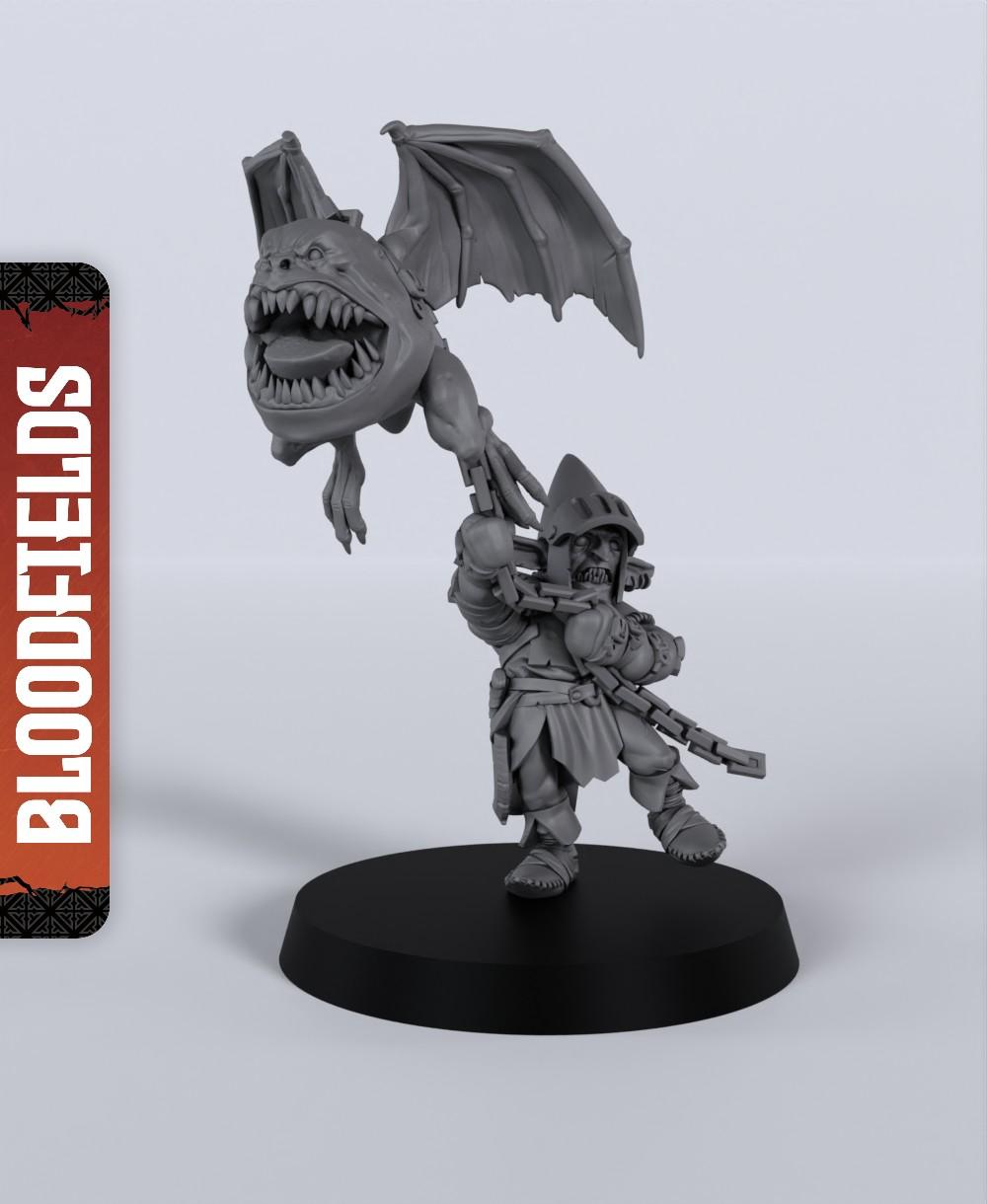 Handler Urugash - With Free Dragon Warhammer - 5e DnD Inspired for RPG and Wargamers 3d model