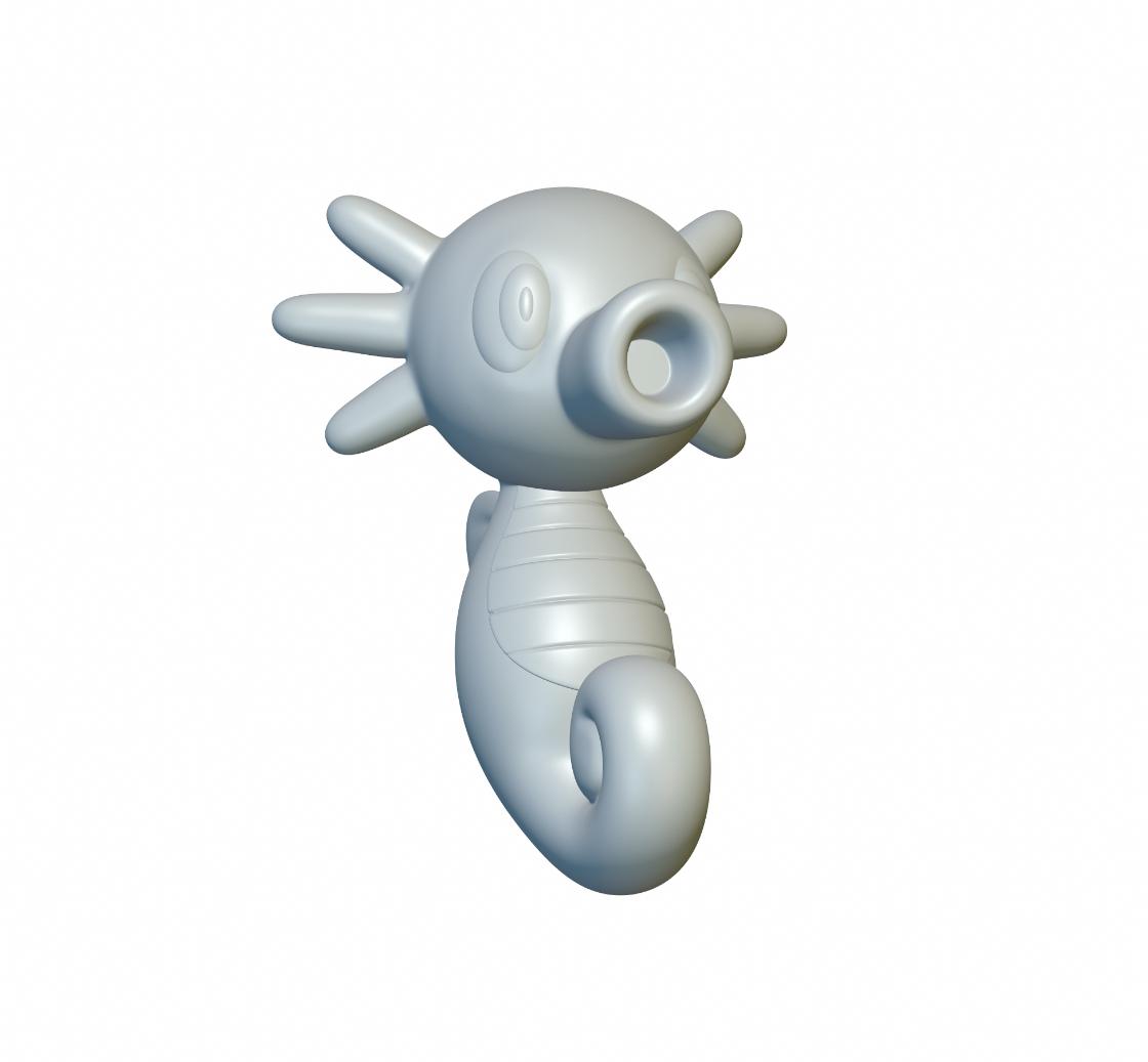 Pokemon Horsea #116 - Optimized for 3D Printing 3d model