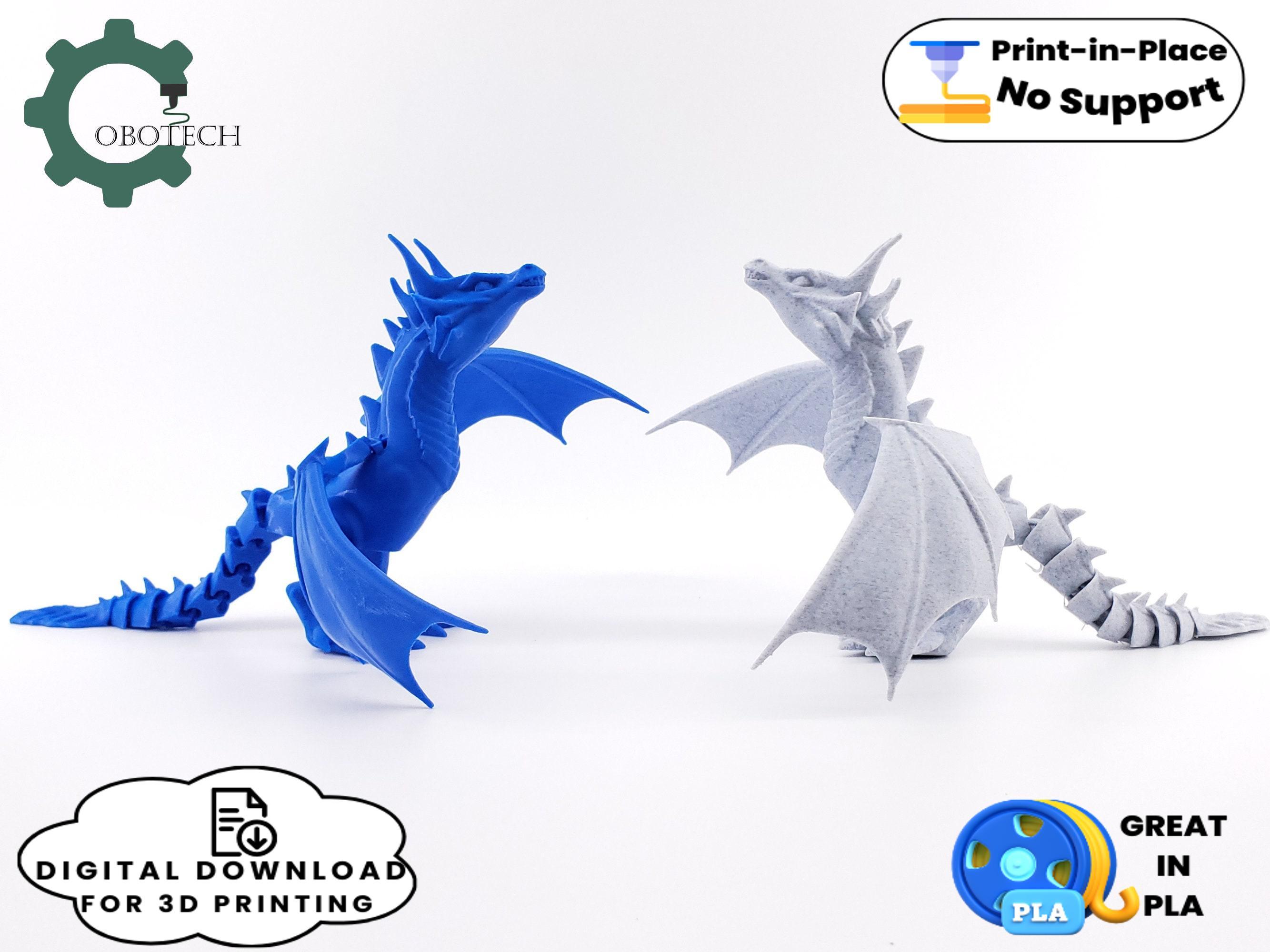 Cobotech Articulated Happy Dragon 3d model