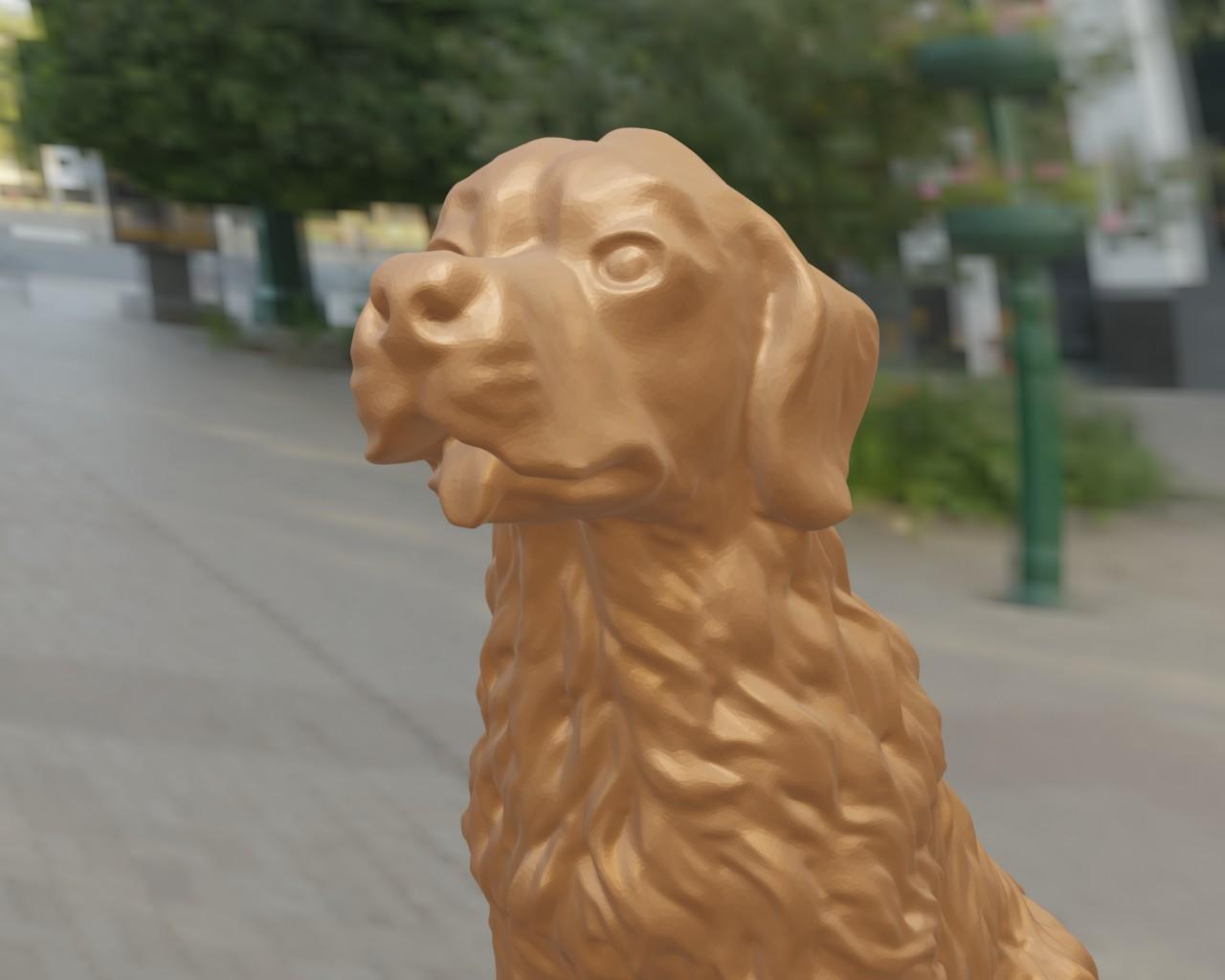 Golden retriever 3d model