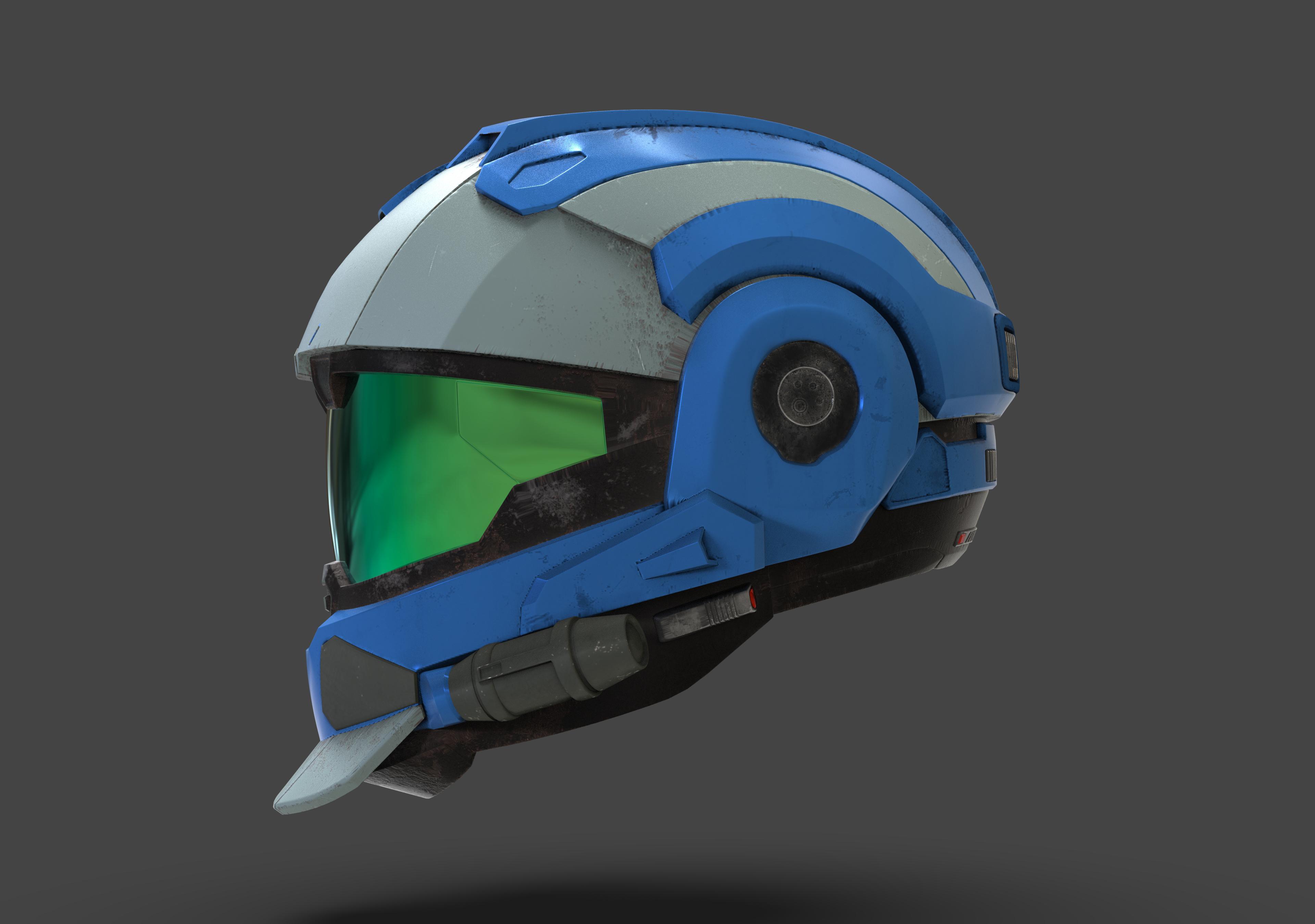 Halo CQC Helmet 3d model