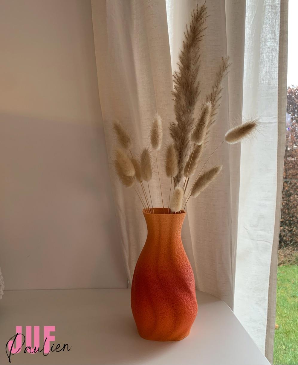 Vase 6.9 - Orange vase - 3d model
