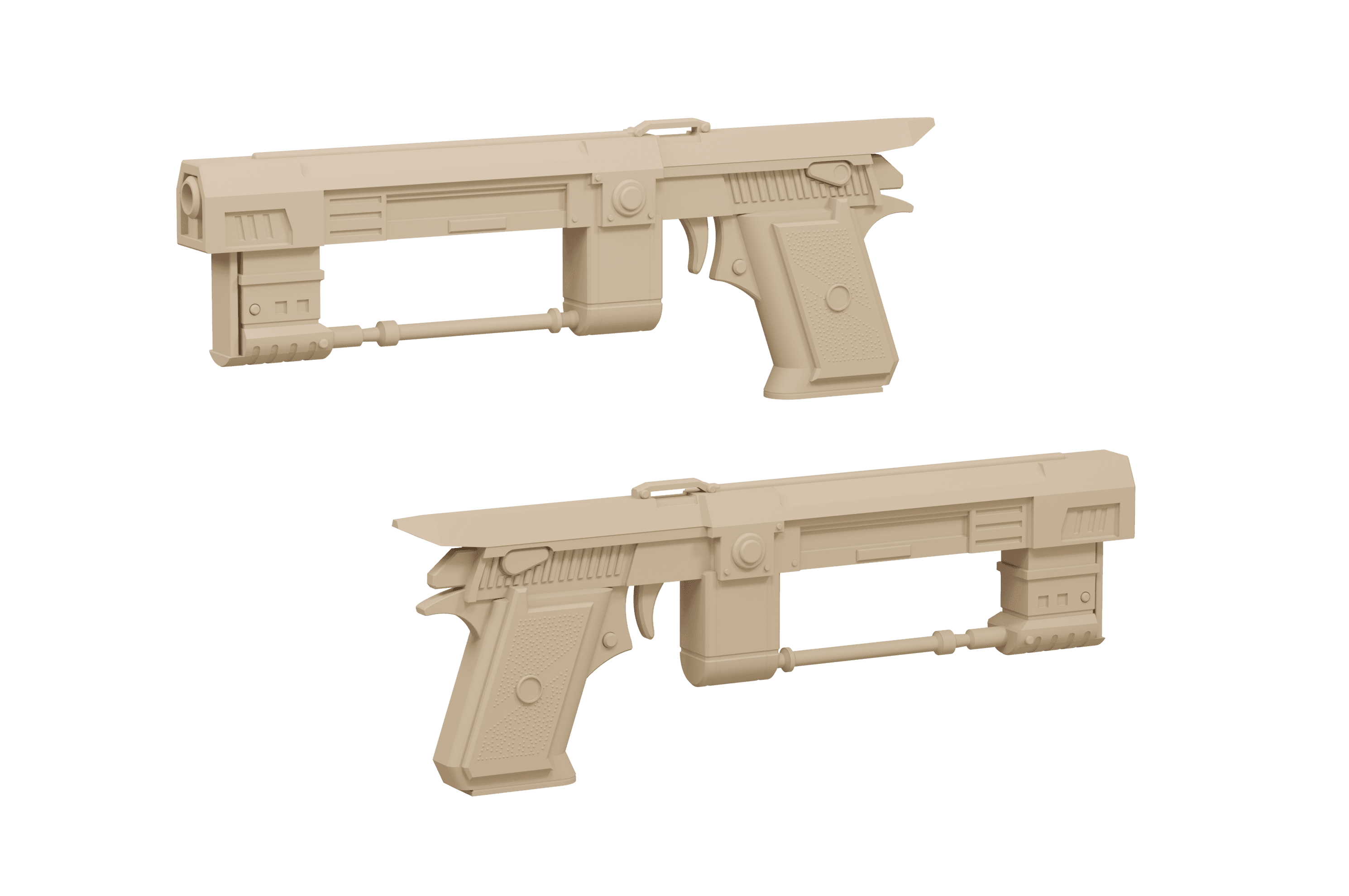 T60 Pistol 3d model