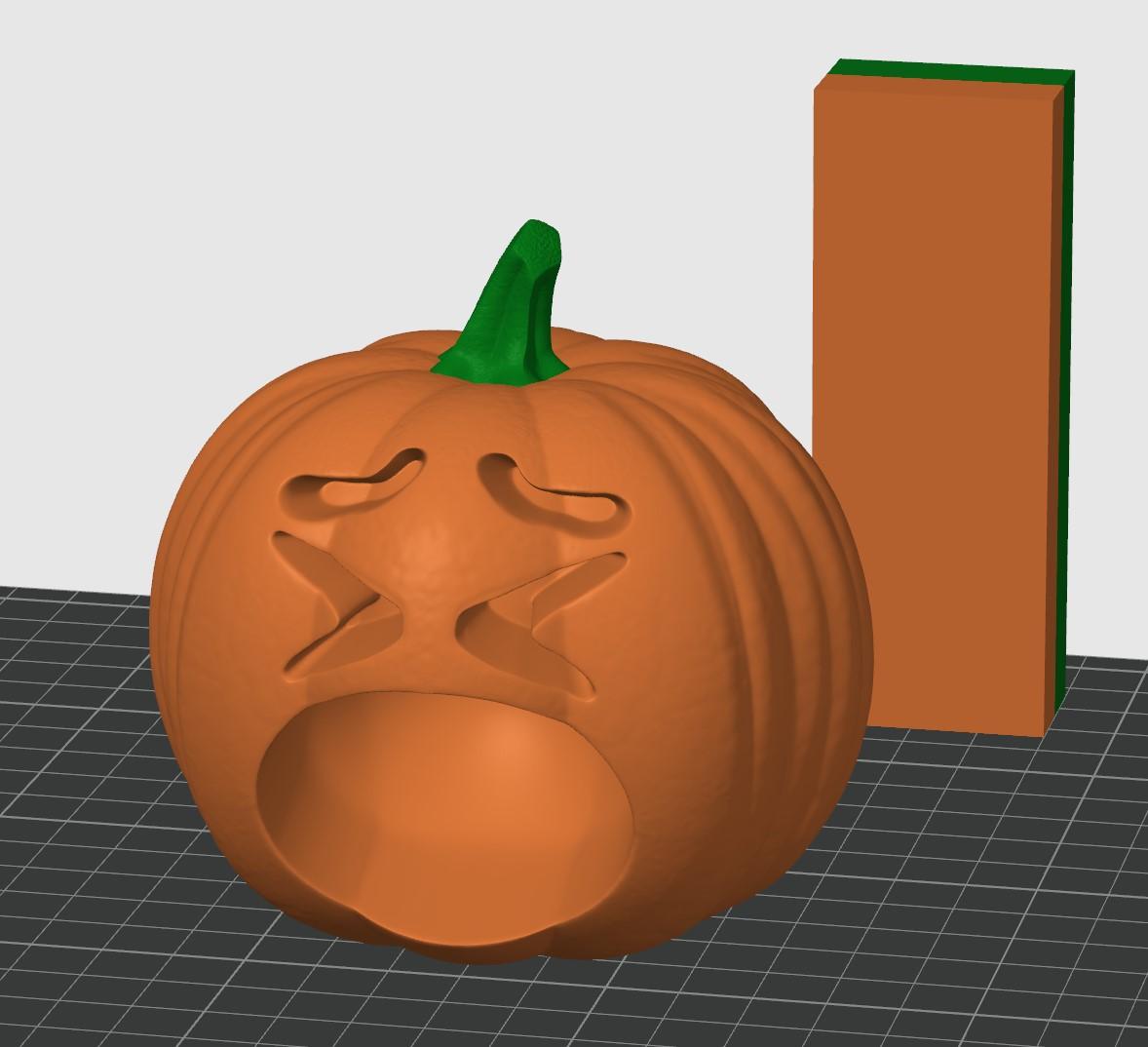 Puking Pumpkin 3d model