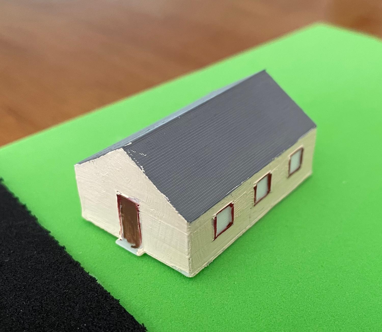 Z scale house 3d model