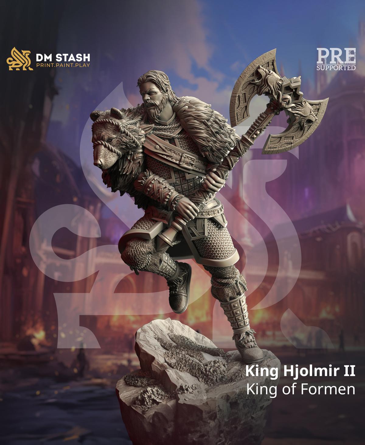 King Hjolmir 3d model