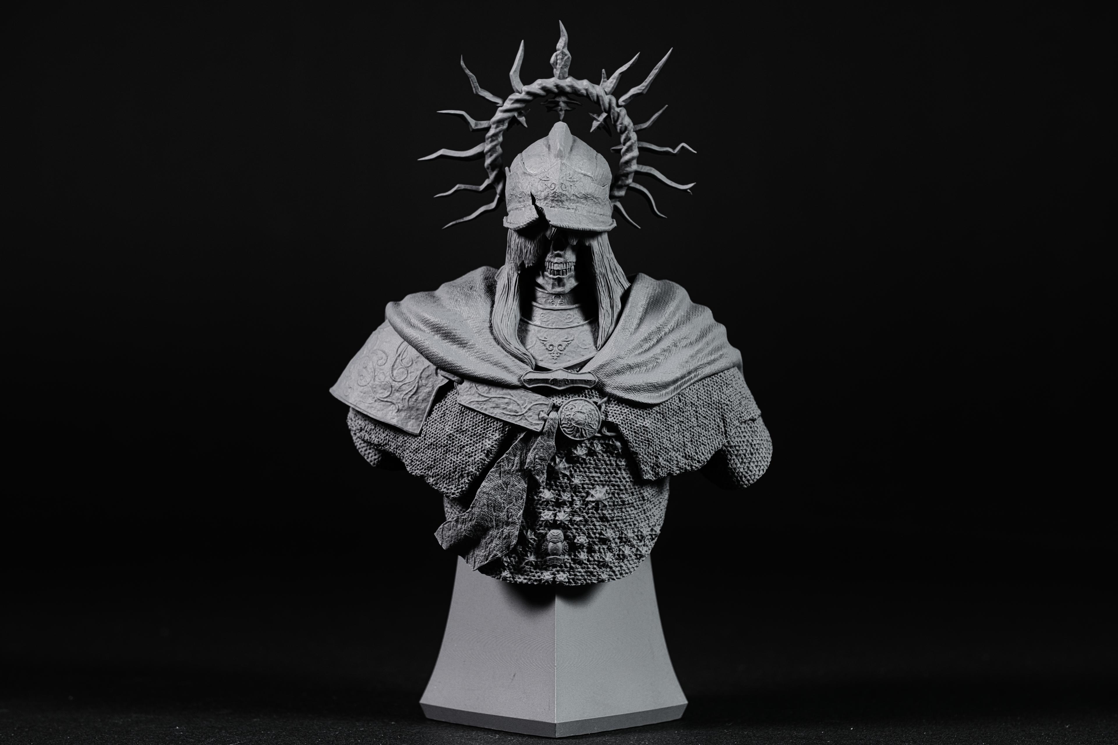 Death Knight bust (Pre-Supported) 3d model