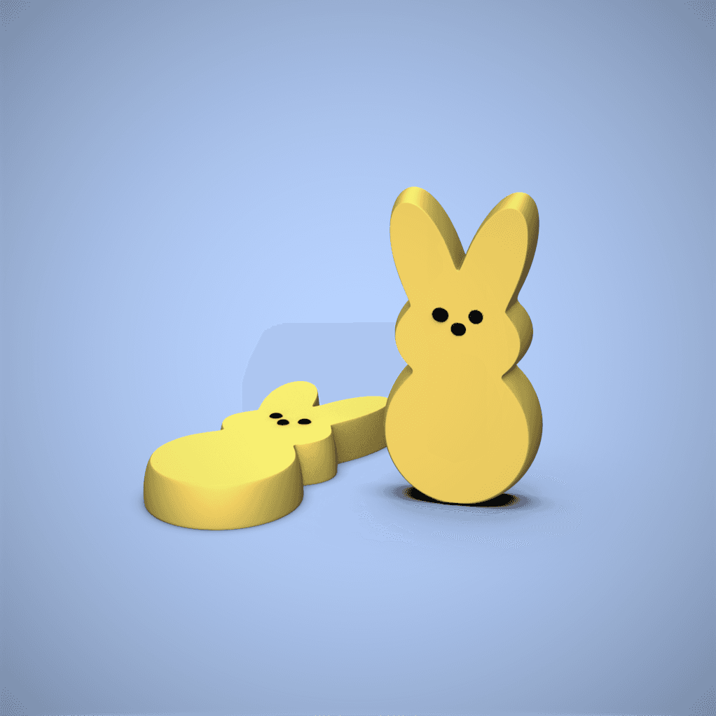 Peep Bunny  3d model