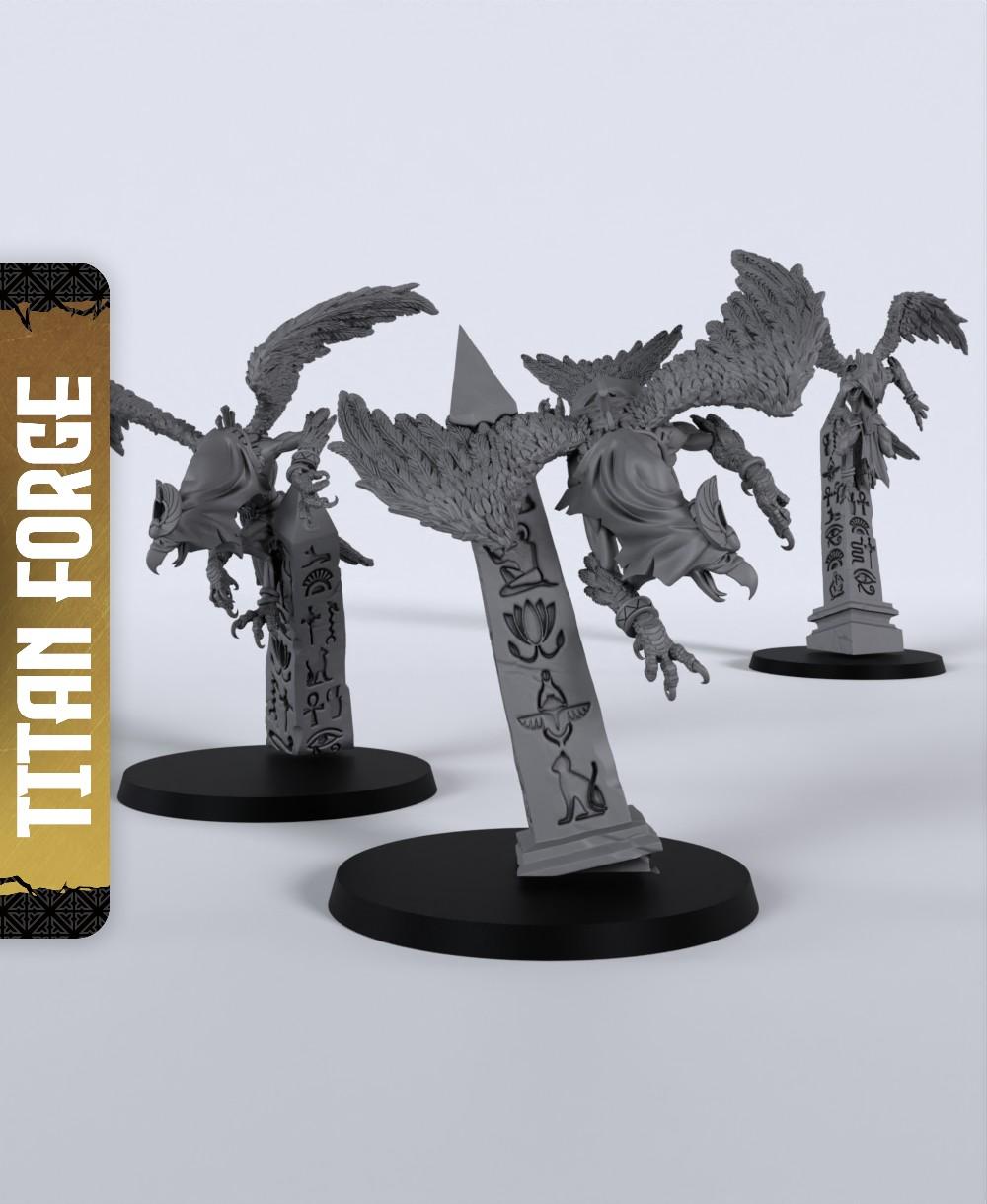 Vultures - With Free Dragon Warhammer - 5e DnD Inspired for RPG and Wargamers 3d model