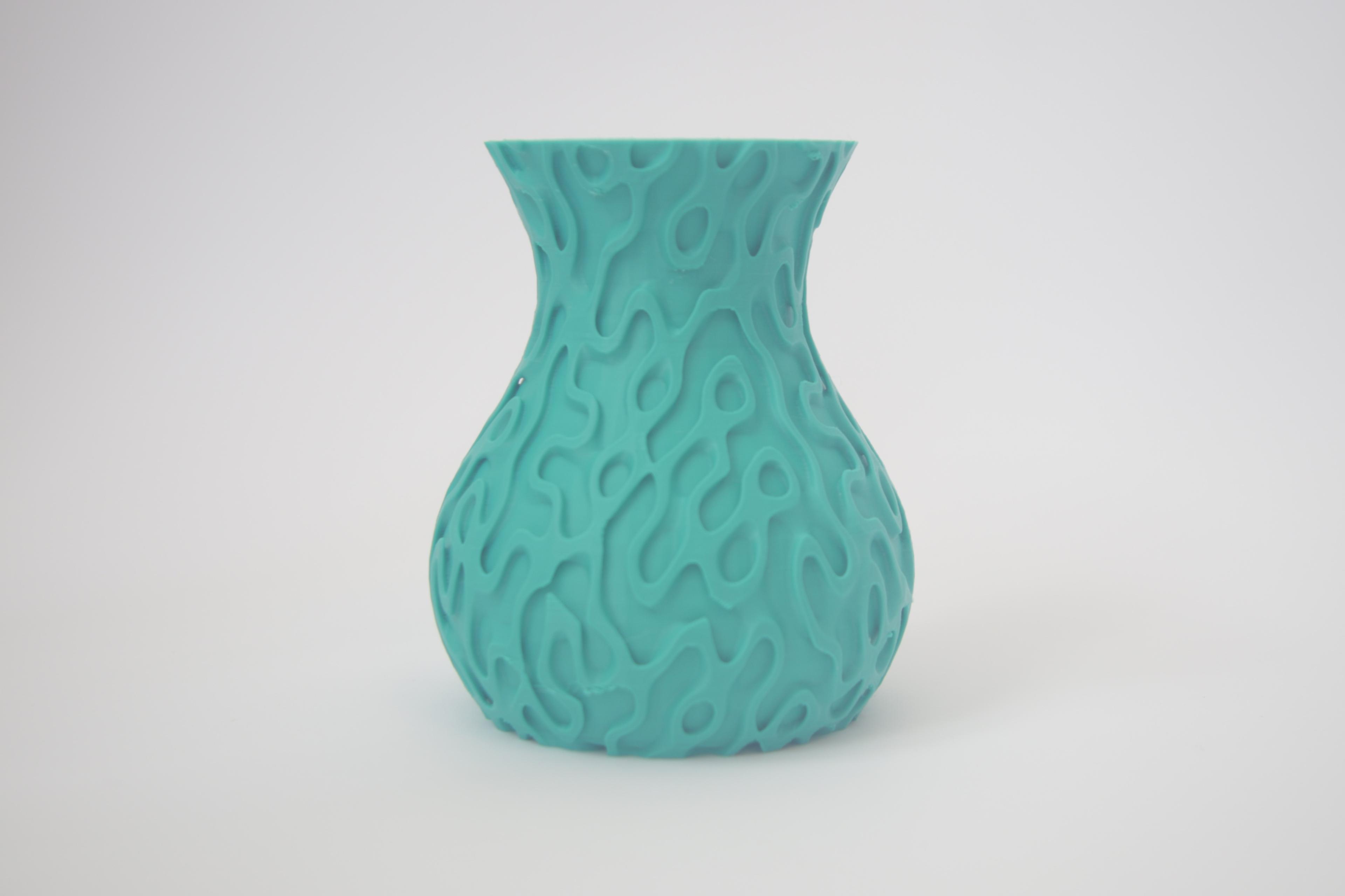 Stretched Gyroid TPMS Lattice Vase 3d model