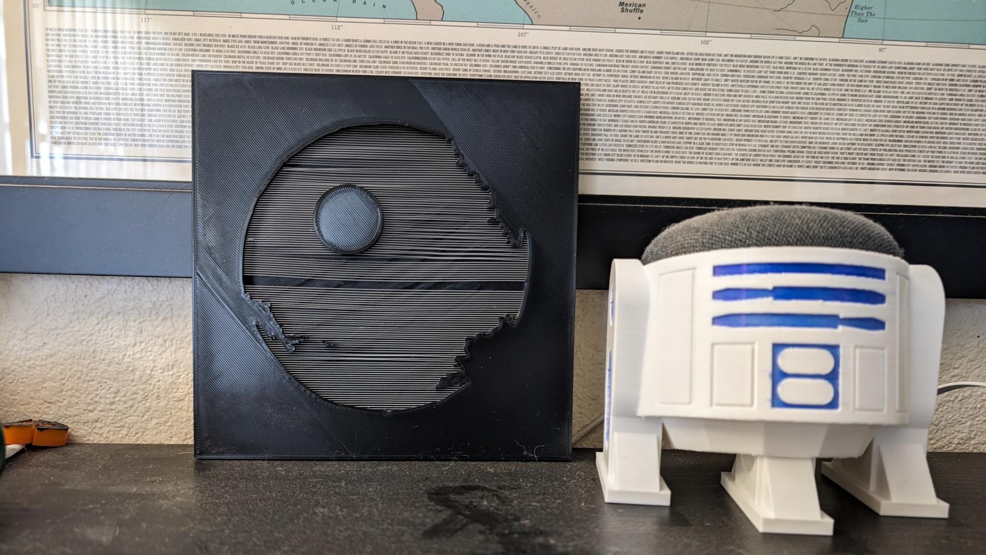 Death Star String Art - Very cool print, as always!
Ugh, ignore my dusty shelf LOL - 3d model