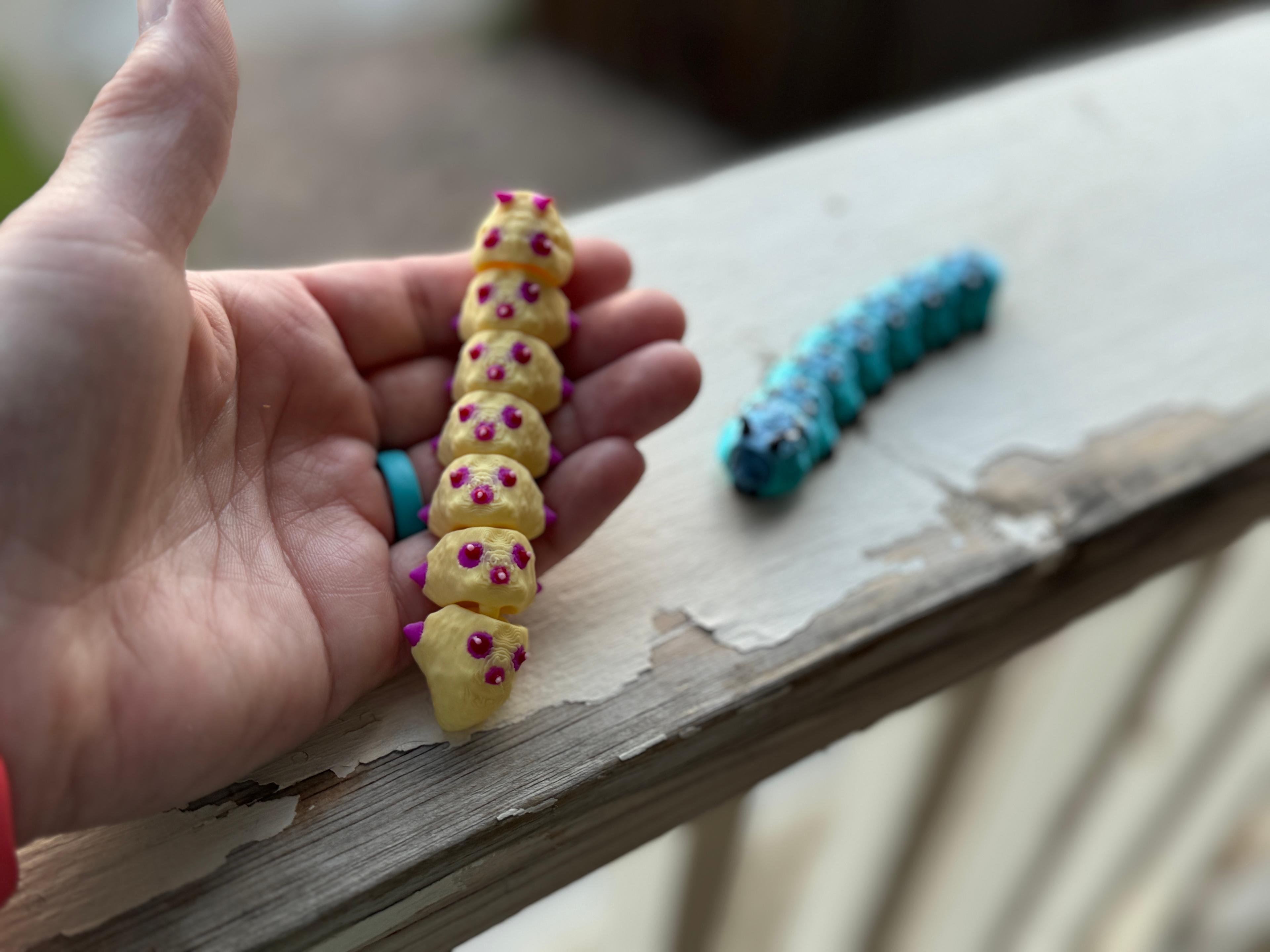 Caterpillar Fidget by TealCat Creative 3d model