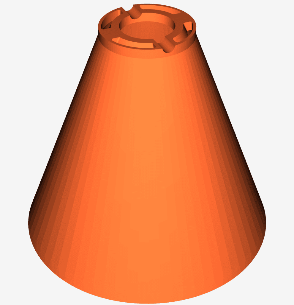 Japanese styled ceiling lamp shade 3d model