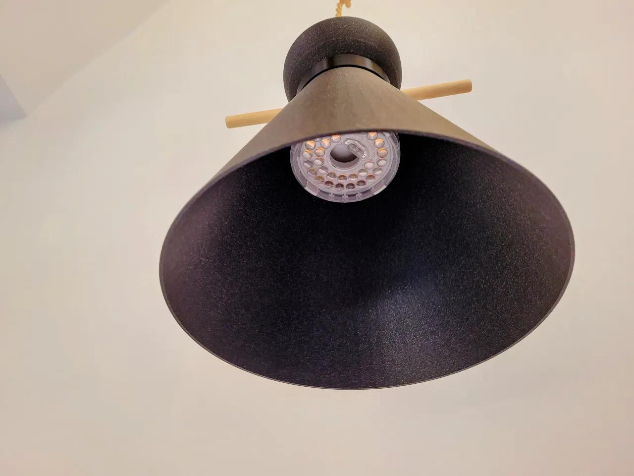 Japanese styled ceiling lamp shade 3d model
