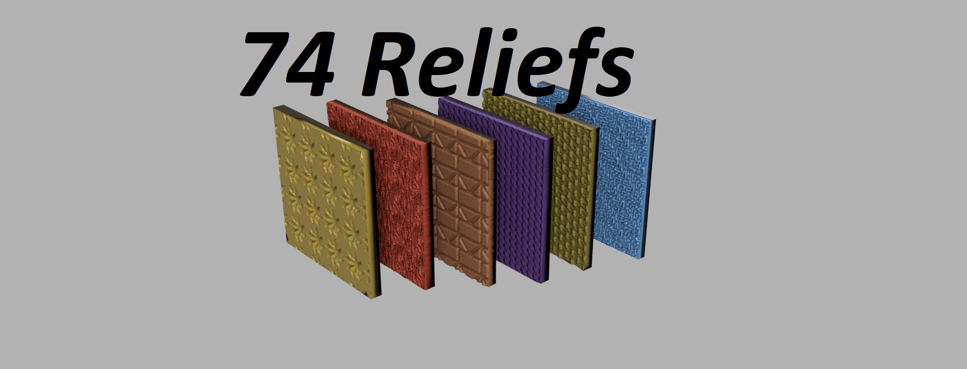 74 relief 3d model