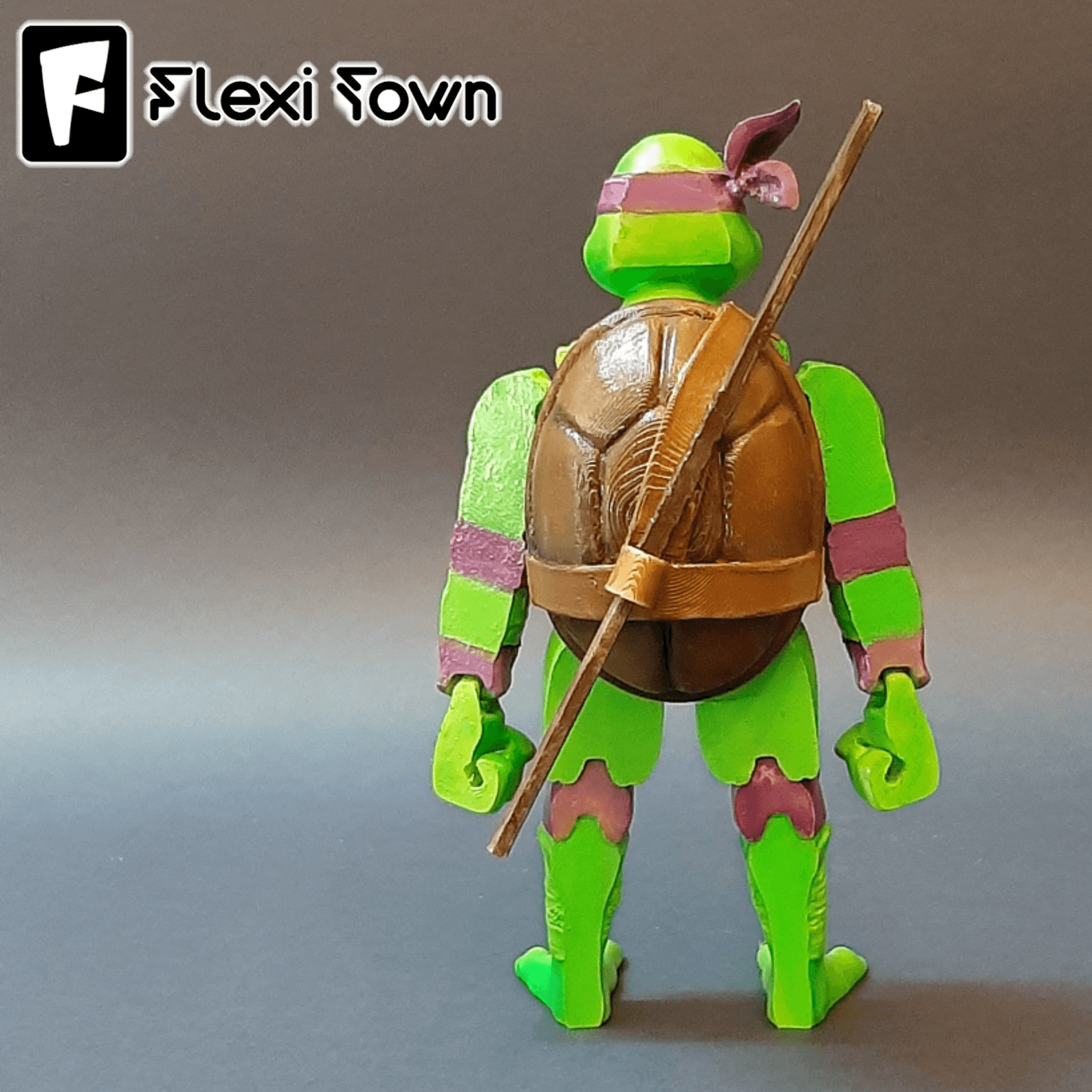 Flexi Print-in-Place Teenage Mutant Ninja Turtles, Donatello 3d model