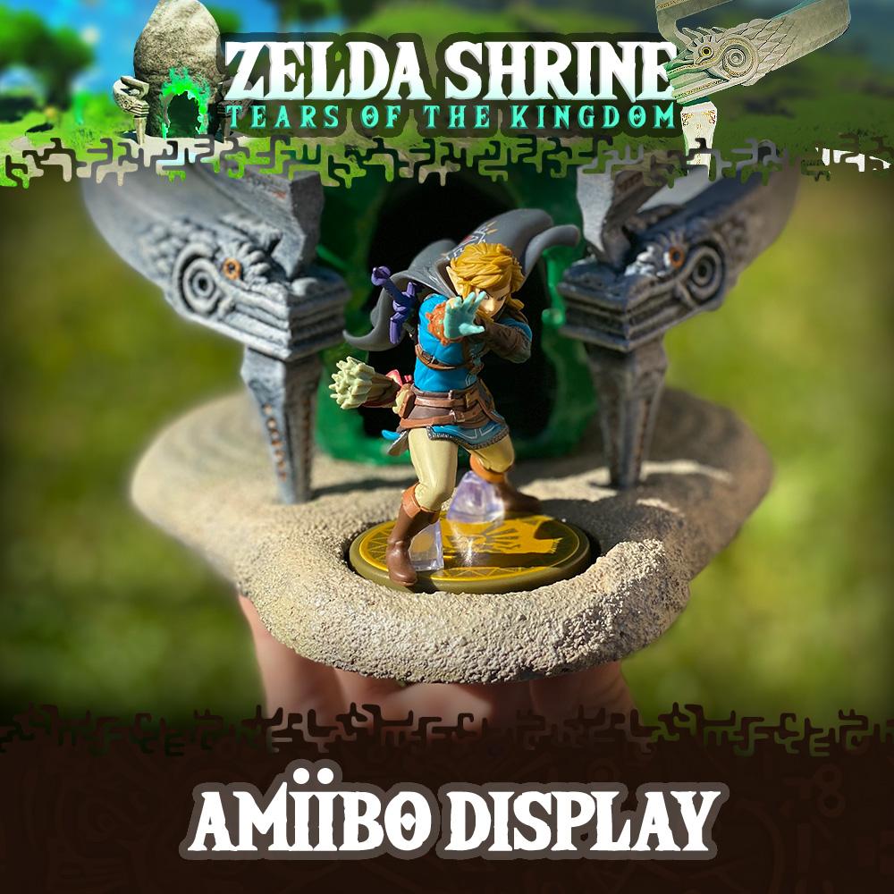 Zelda TOTK Shrine, Amiibo Display 3d model
