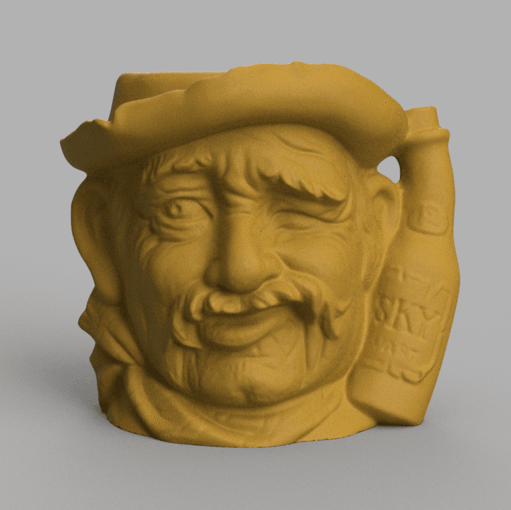 WHISKEY MAN 3d model