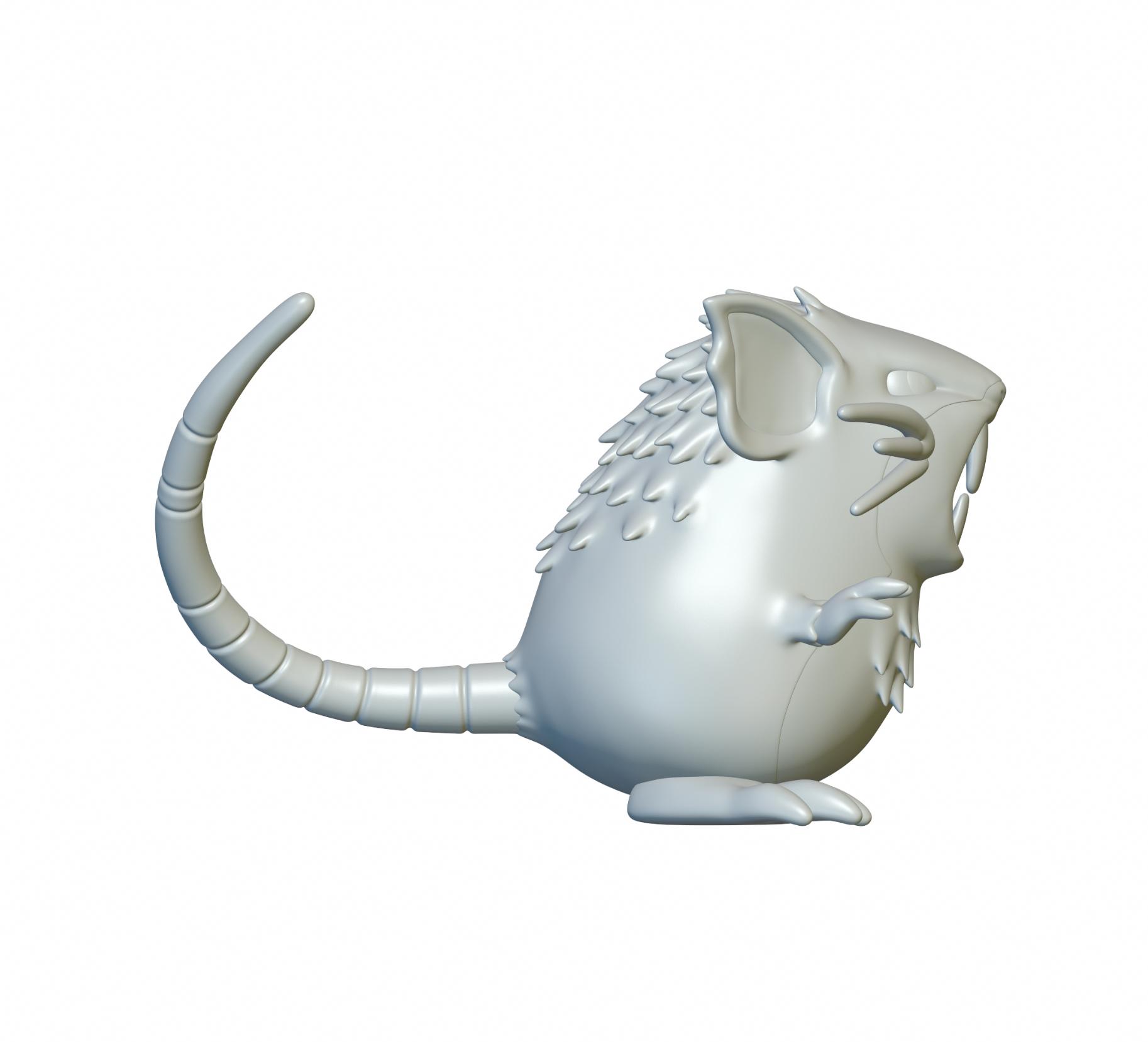 Pokemon Raticate #20 - Optimized for 3D Printing  3d model