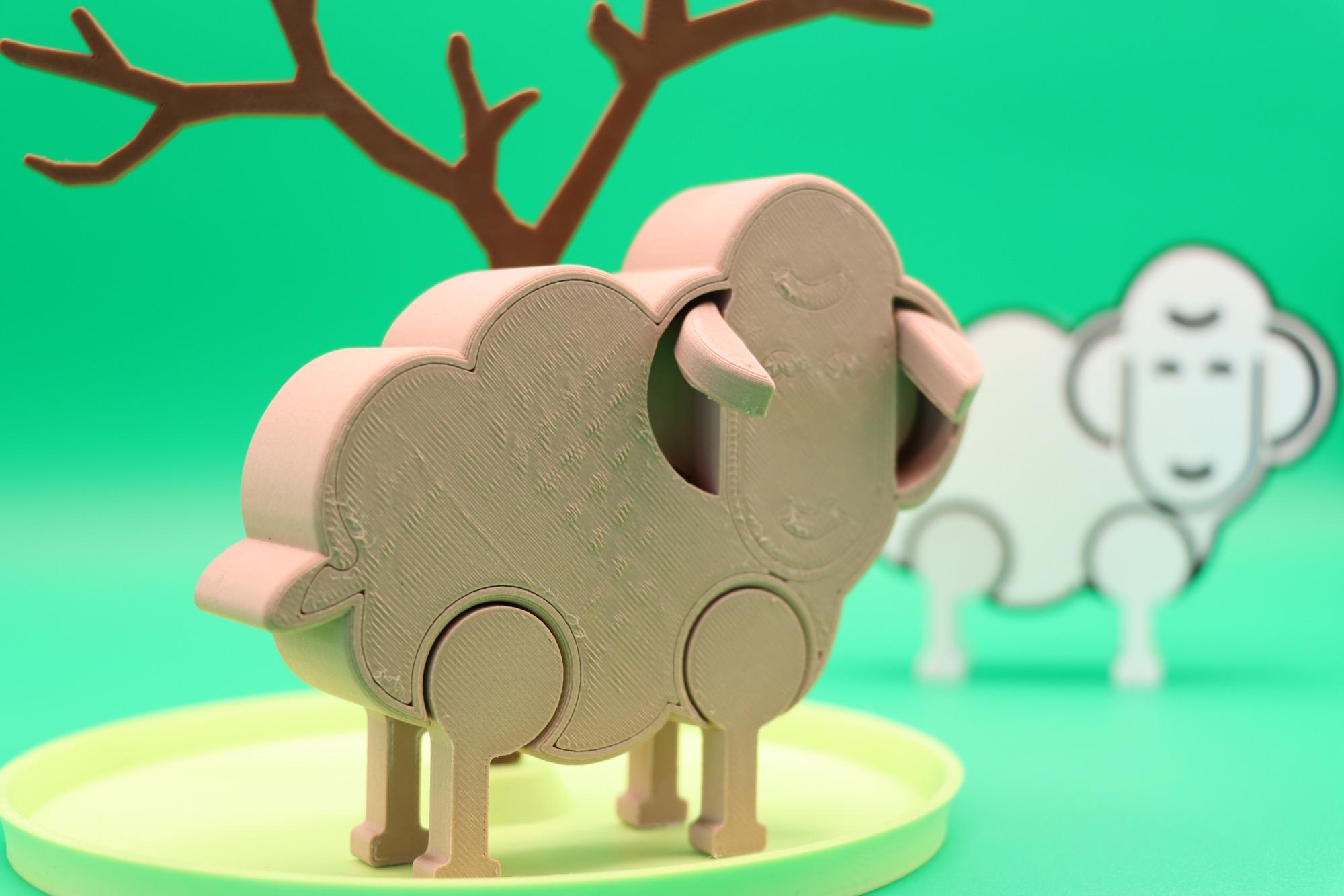FLEXI TOY SHEEP 3d model