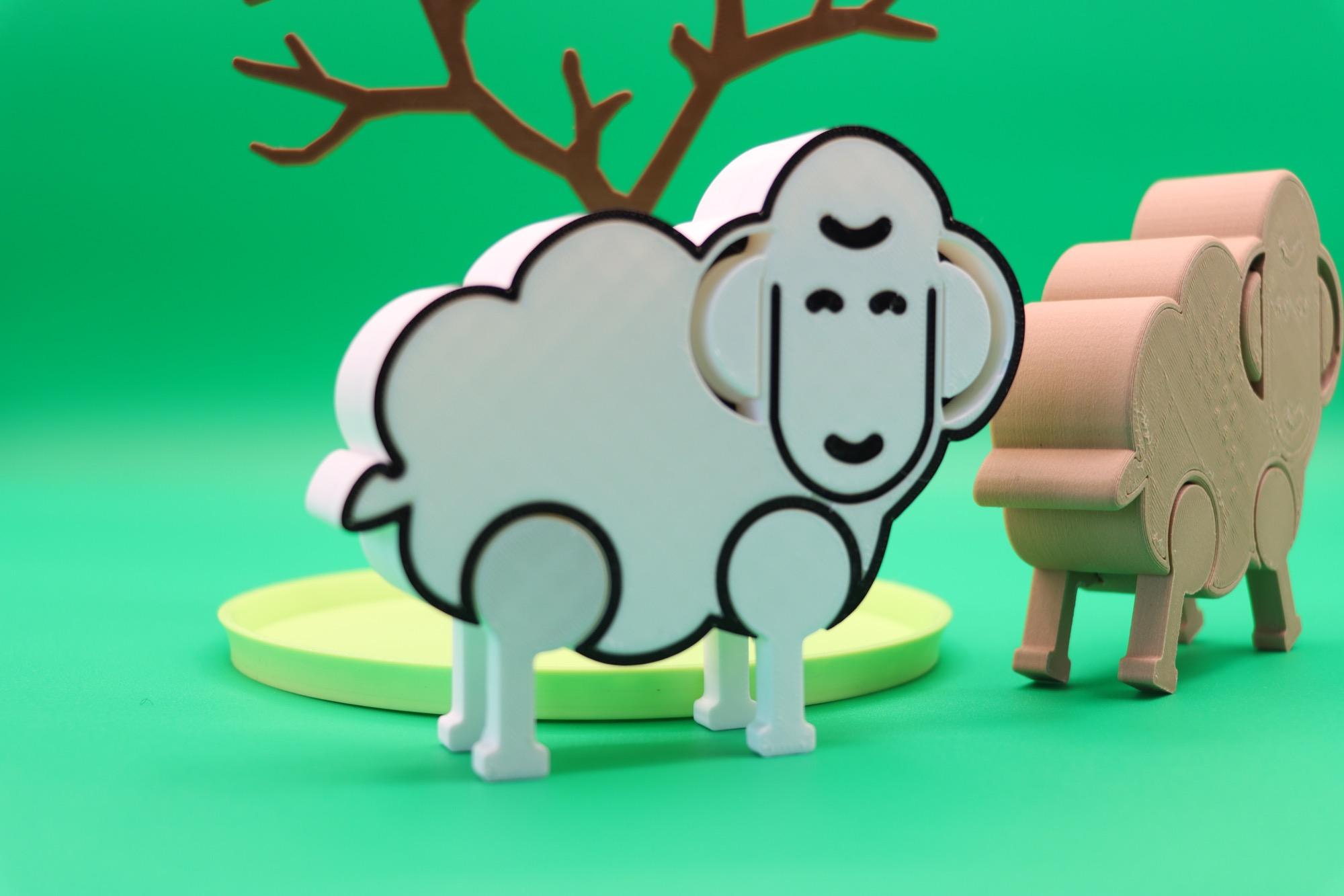 FLEXI TOY SHEEP 3d model