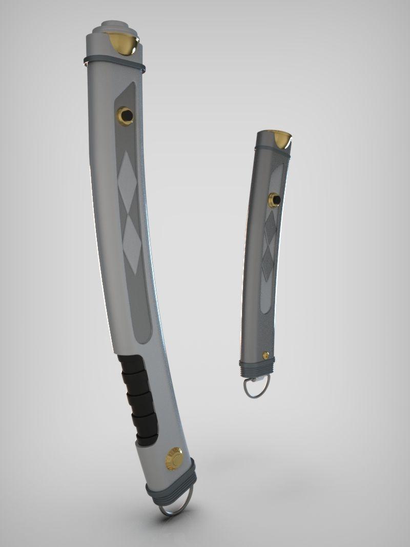 Ahsoka Tano Lightsabers 3d model