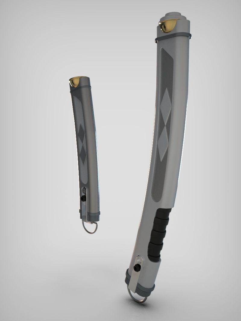 Ahsoka Tano Lightsabers 3d model