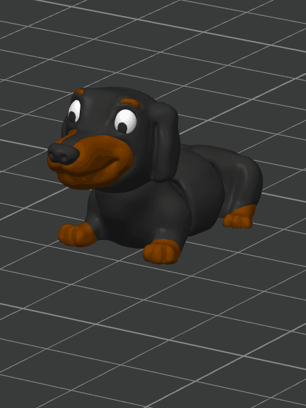 Flexi Dash Hound (No Supports) 3d model