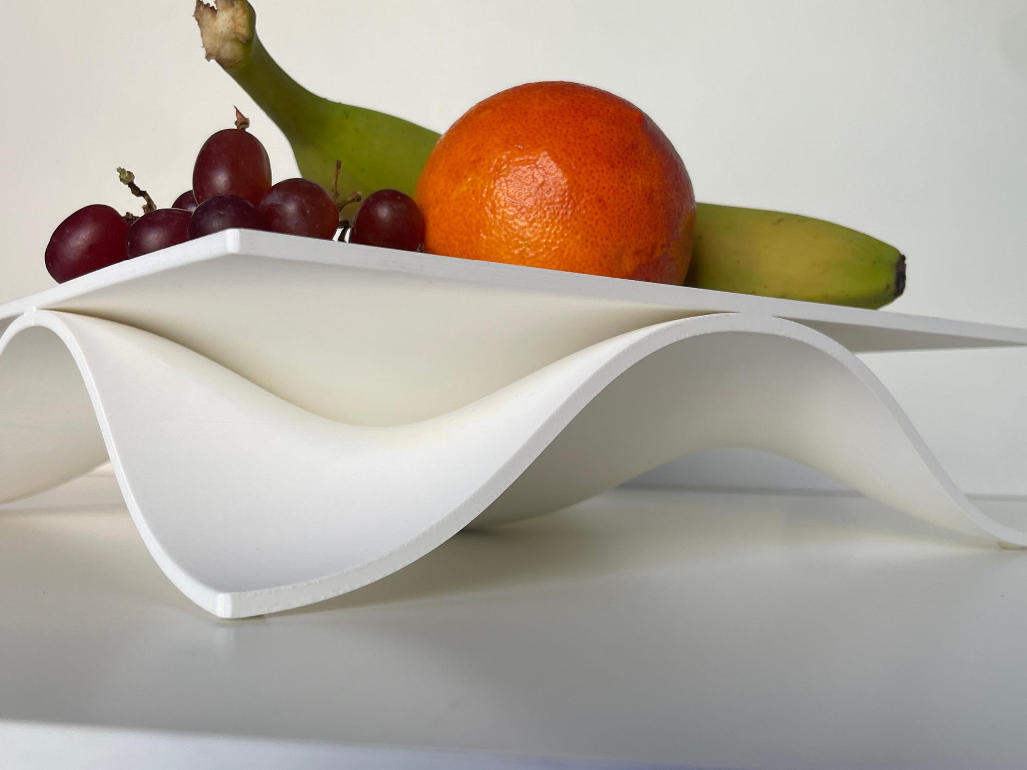 Cloth, fruit bowl. 3d model