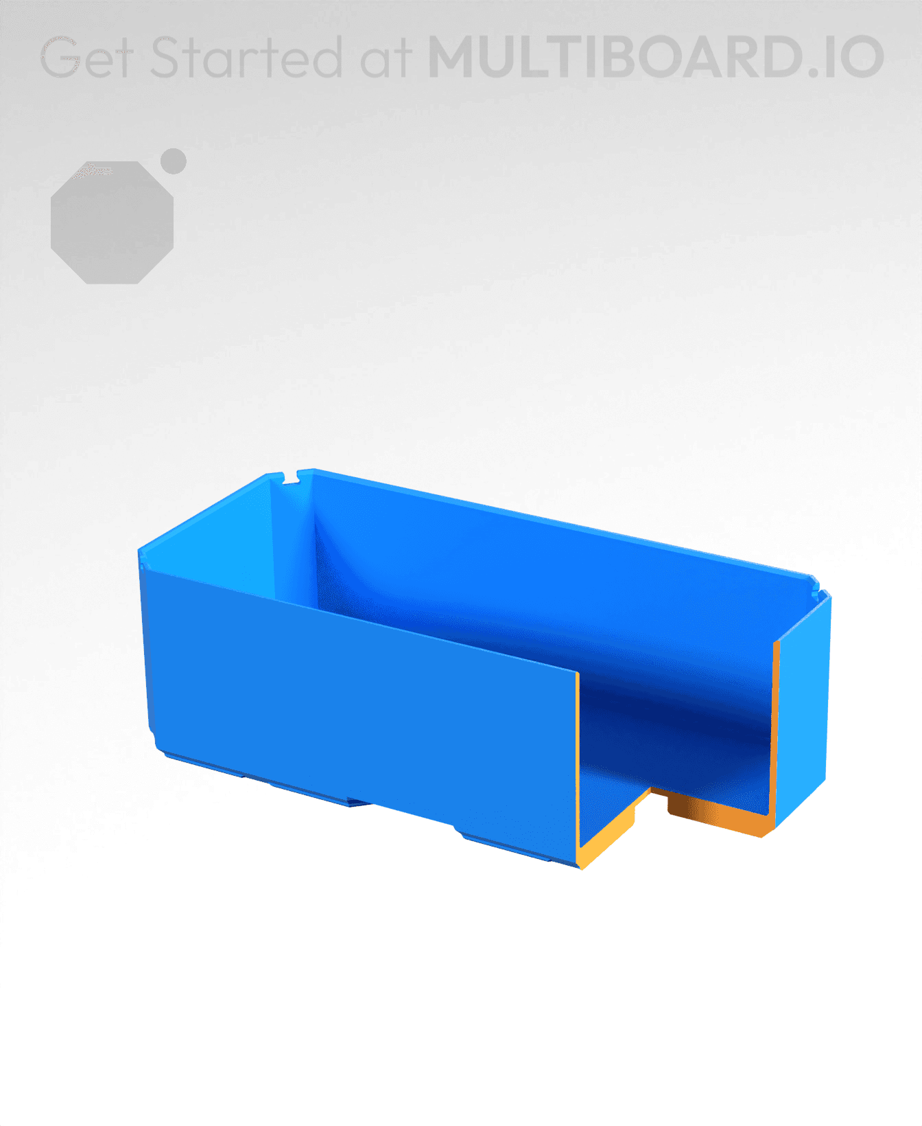 2x1x0.75 - Bin - Multibin Insert 3d model