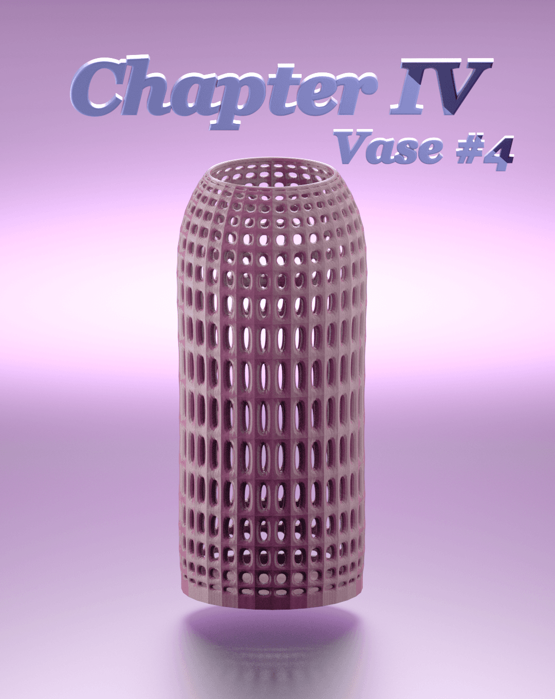 C4 Vase #4 3d model