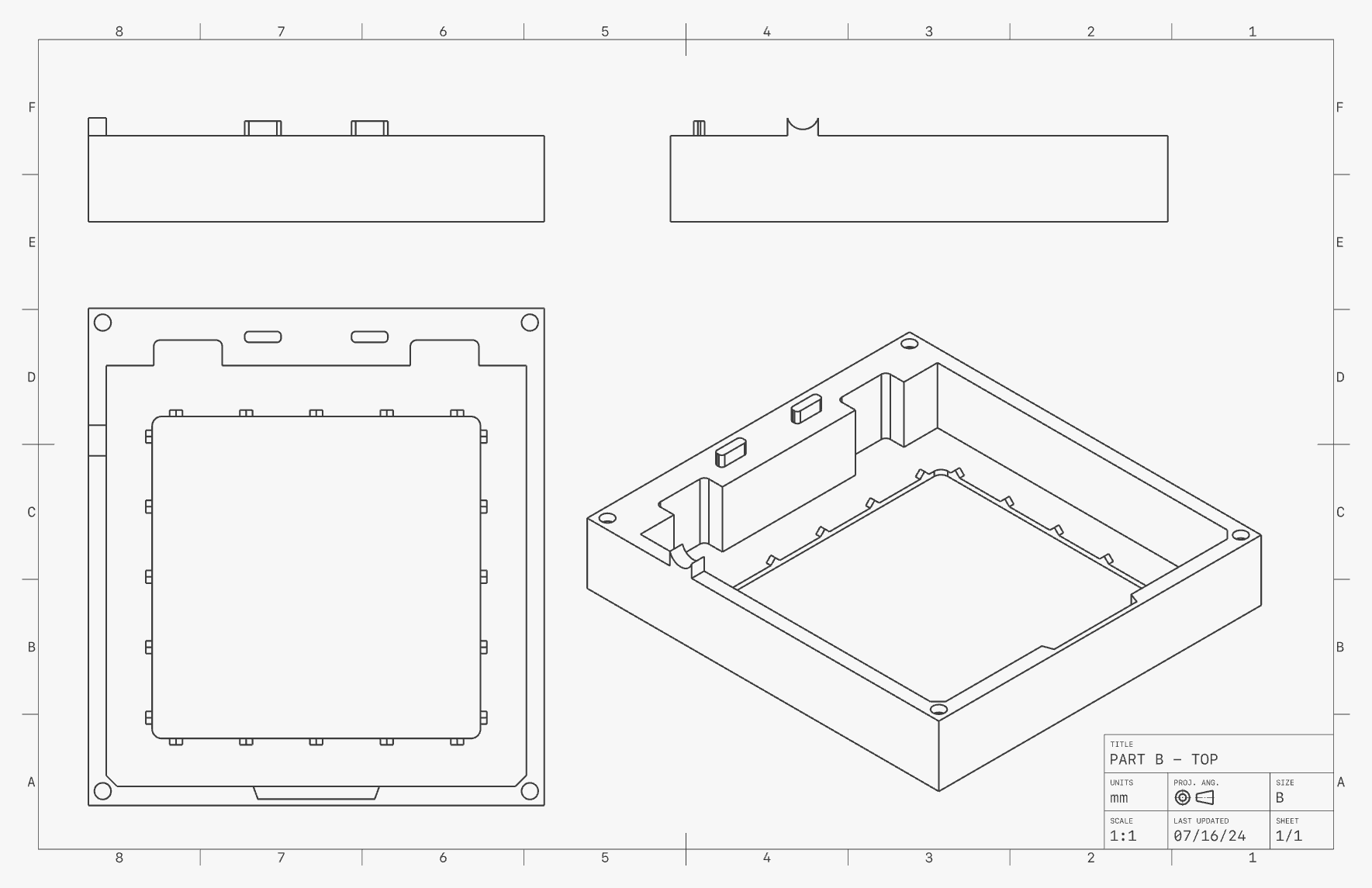 MUIN Fume Extractor Boom Arm Mount Housing 3d model