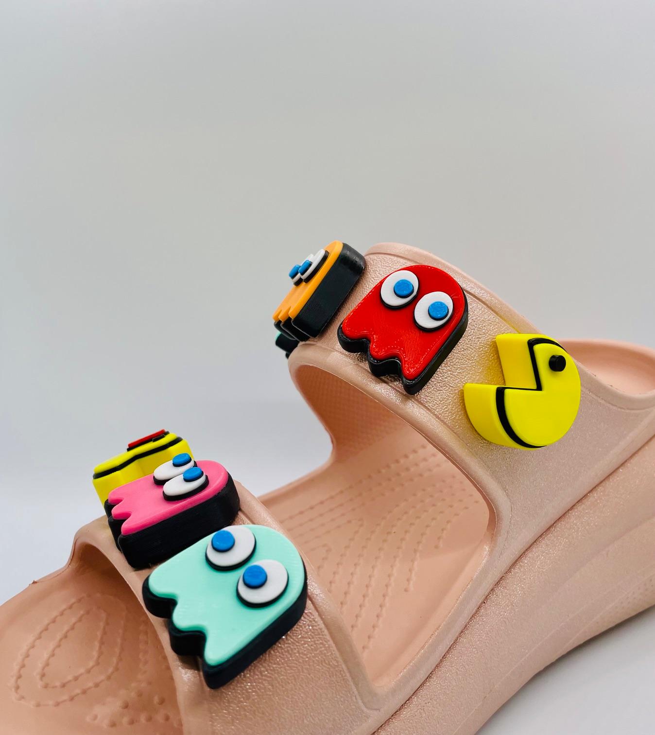 Pac-Man & Ms. Pac-Man Shoe Charms 3d model