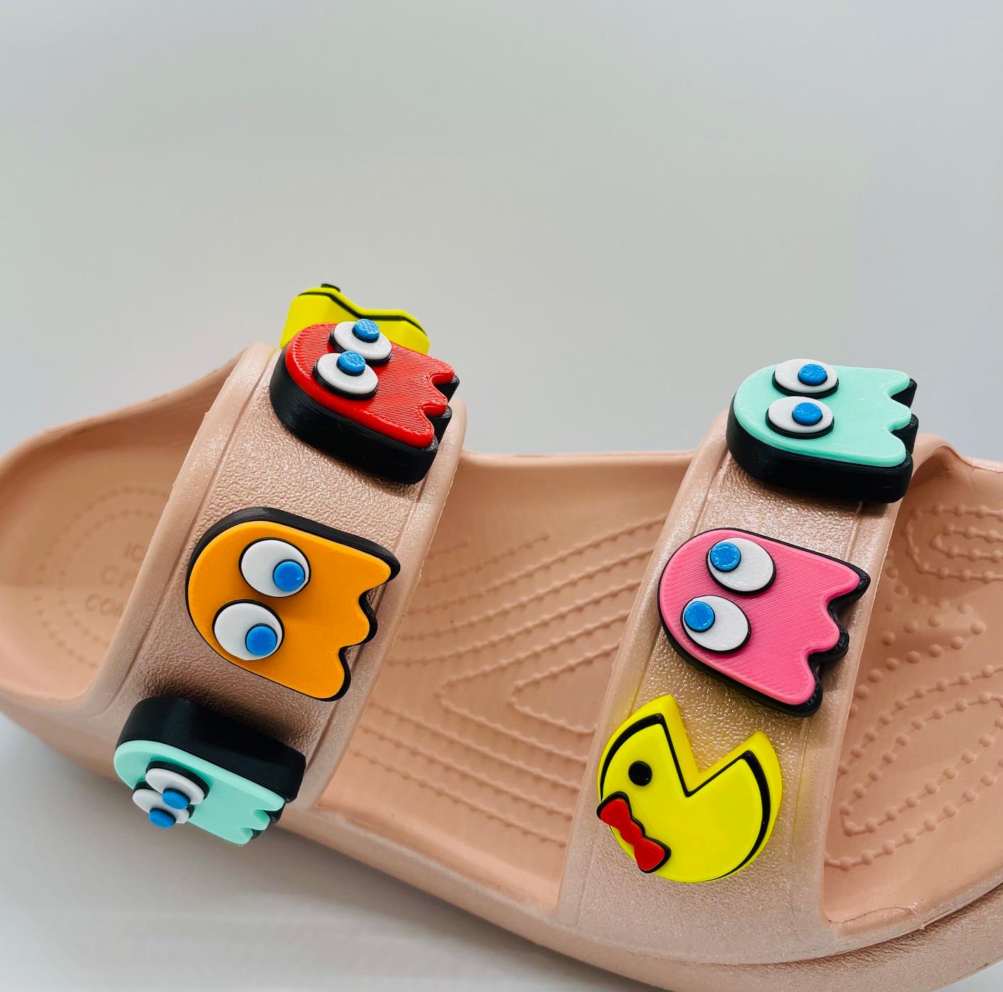 Pac-Man & Ms. Pac-Man Shoe Charms 3d model