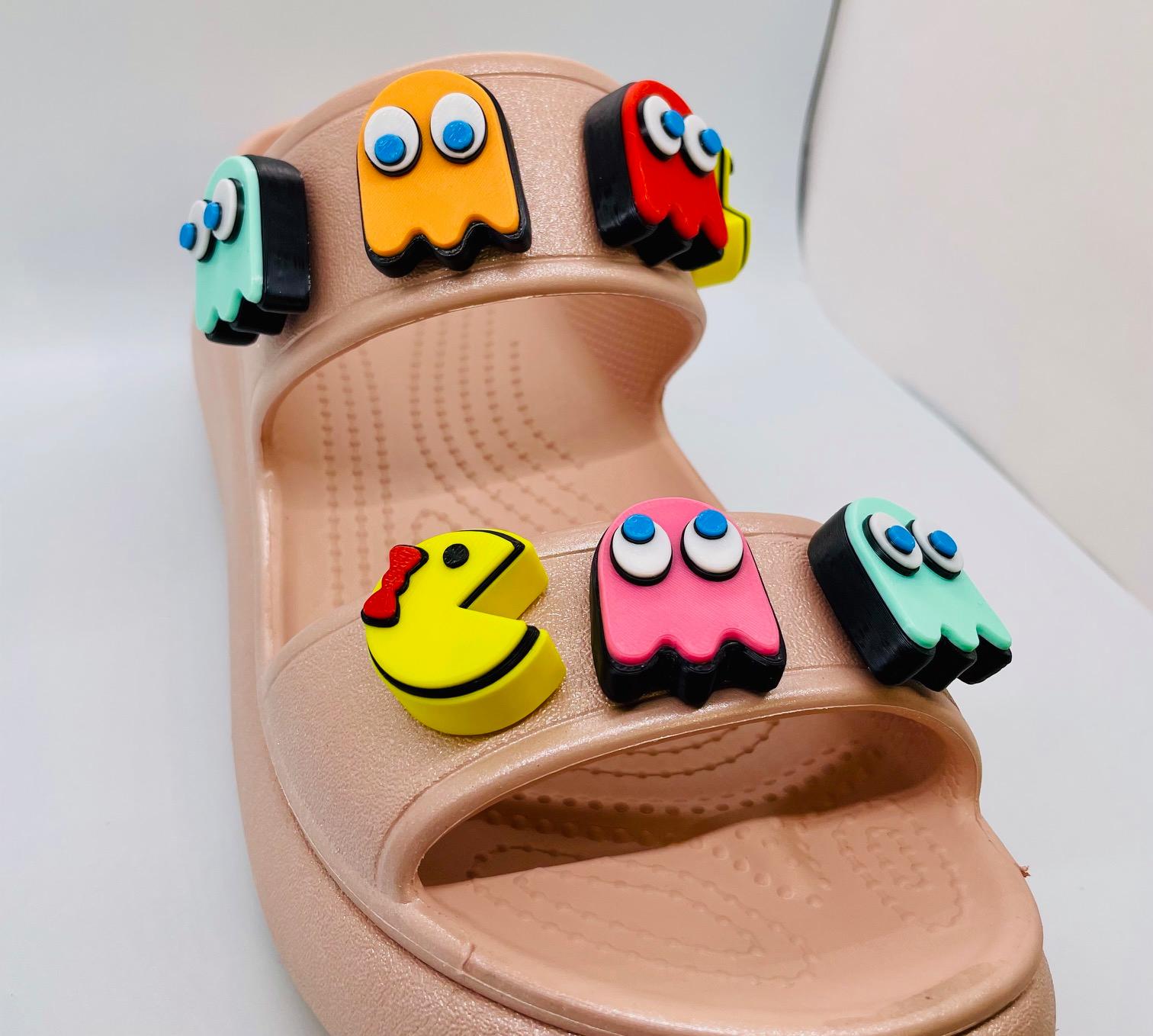 Pac-Man & Ms. Pac-Man Shoe Charms 3d model