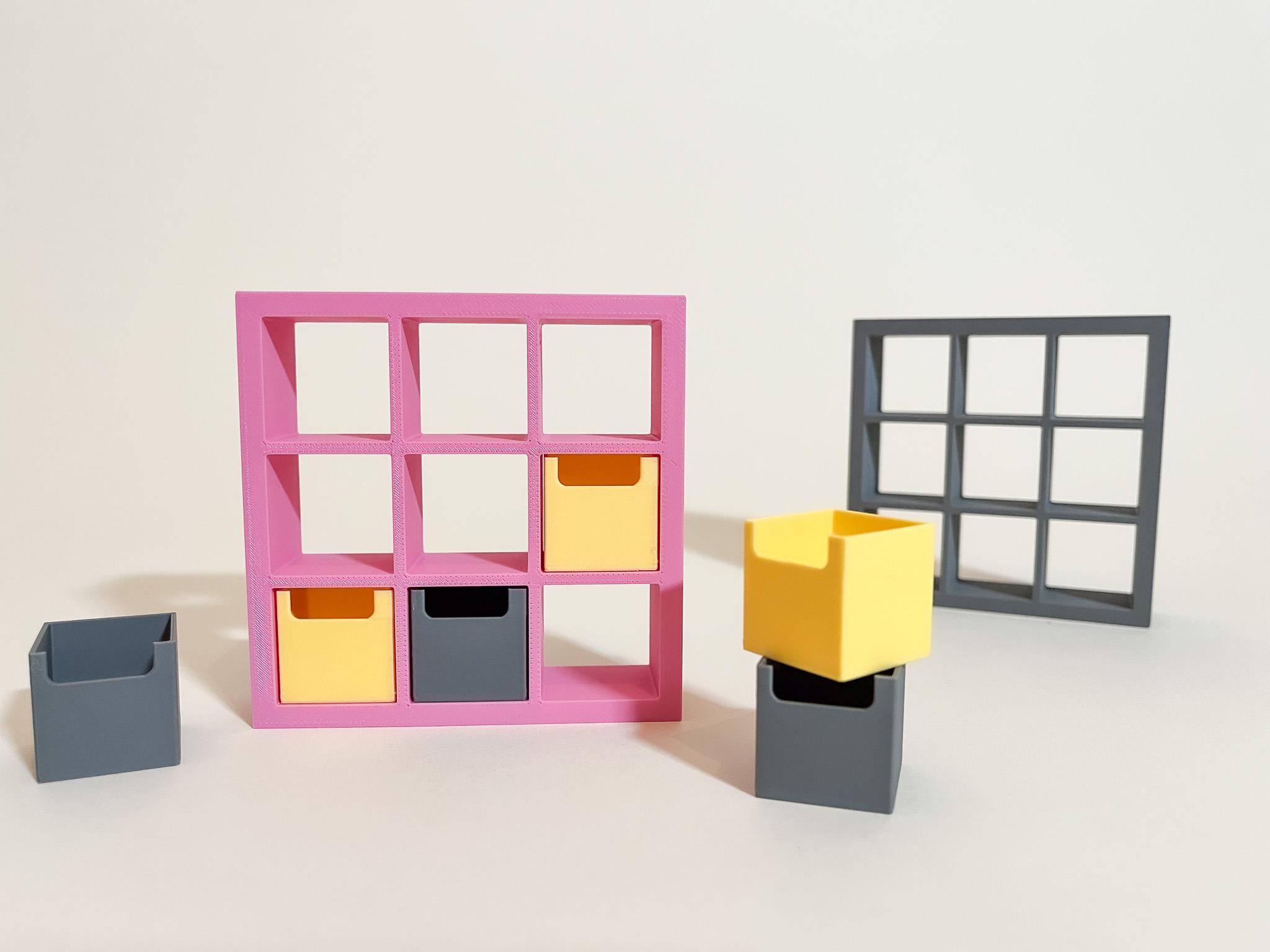 A dollhouse library 3d model