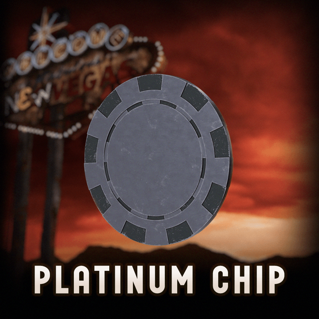 Fallout: New Vegas Platinum Chip 3d model