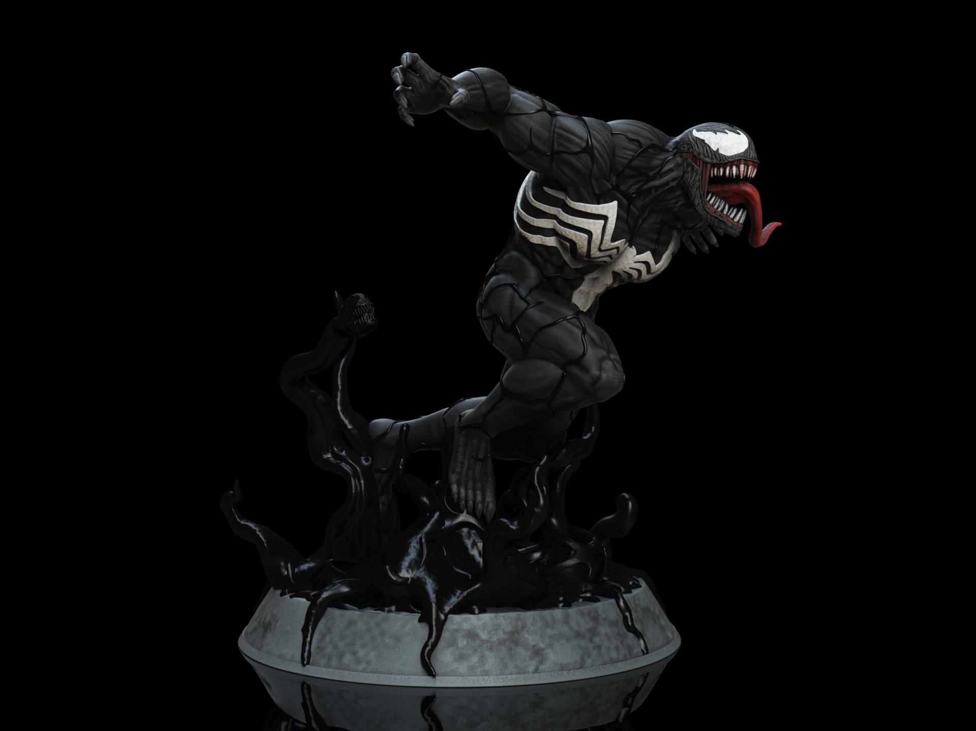 Venom Figure 3d model