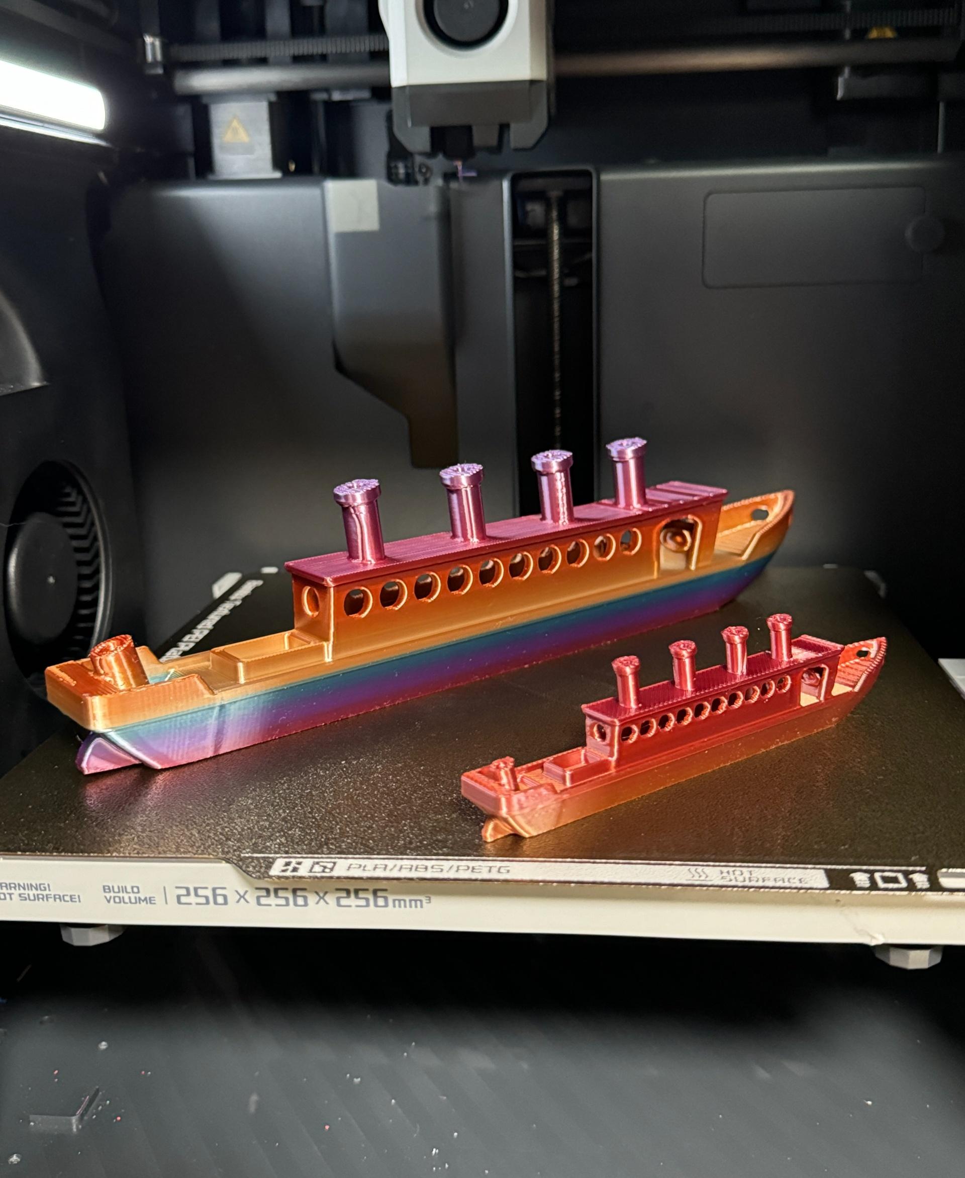 Titanic Benchy V1.stl - 100% and 200% Titanic Benchy - 3d model