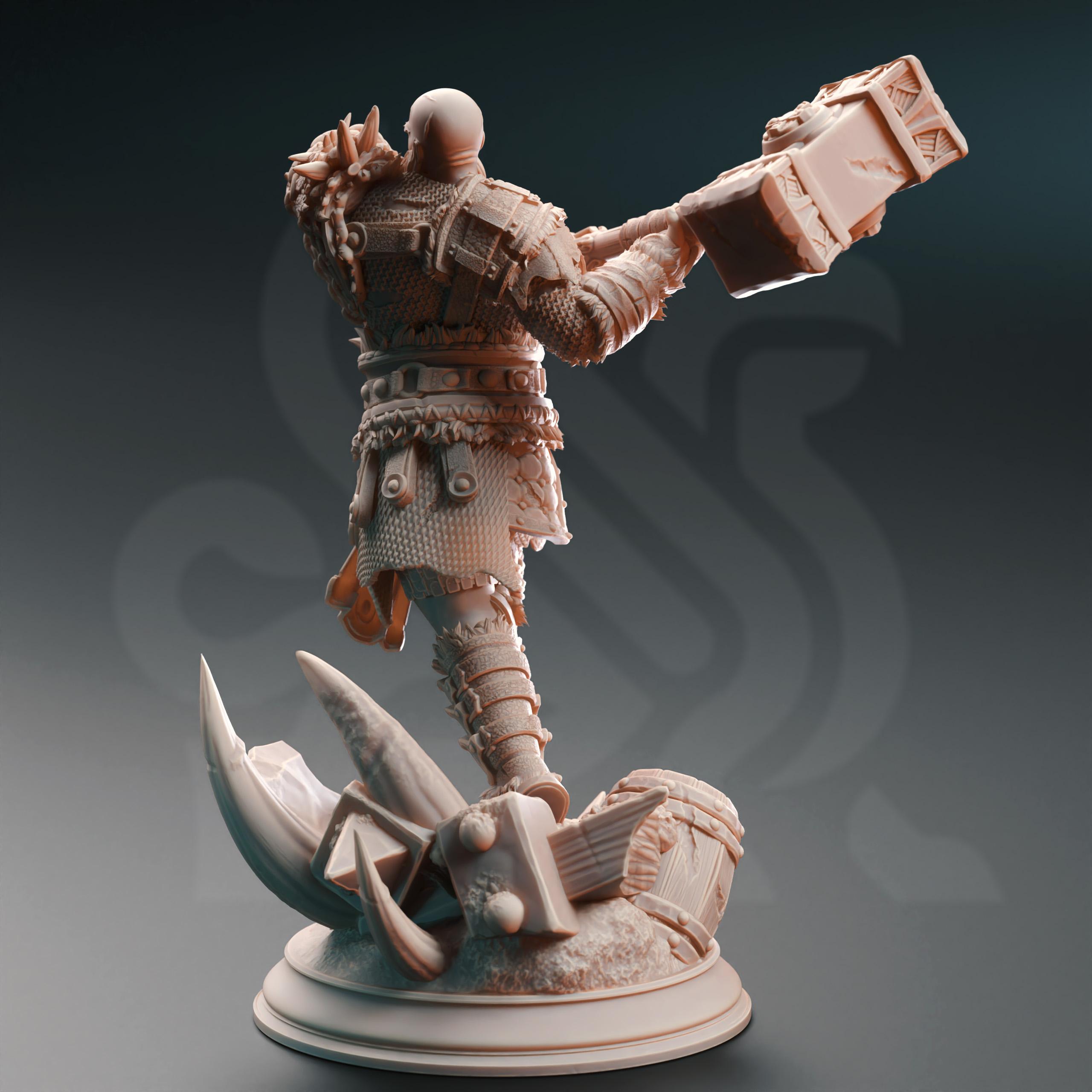 Human Giant Barbarian - Froth the Furious 3d model