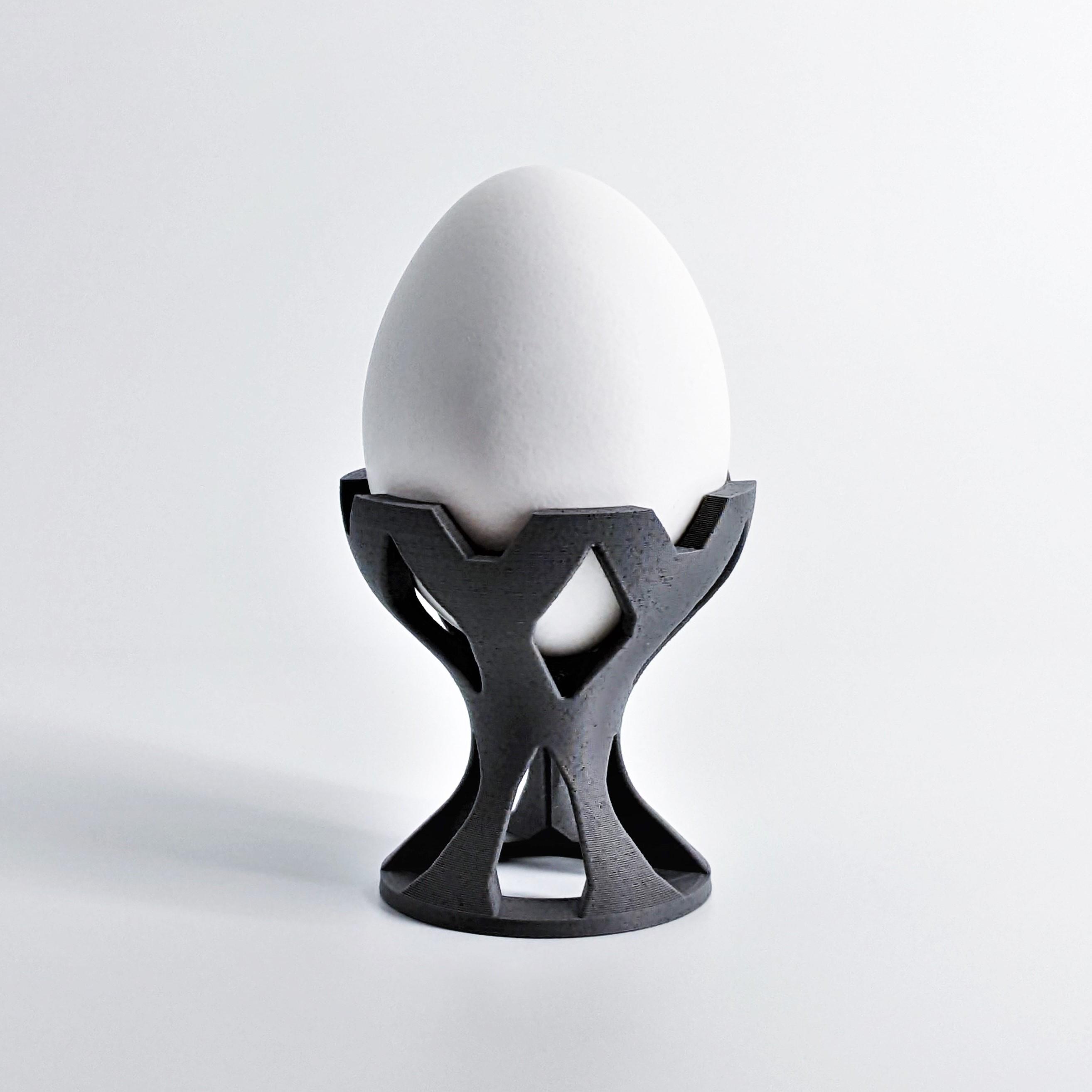 Egg Cup modern Look - Unique 3D Print Design | STL File | No Support needed 3d model