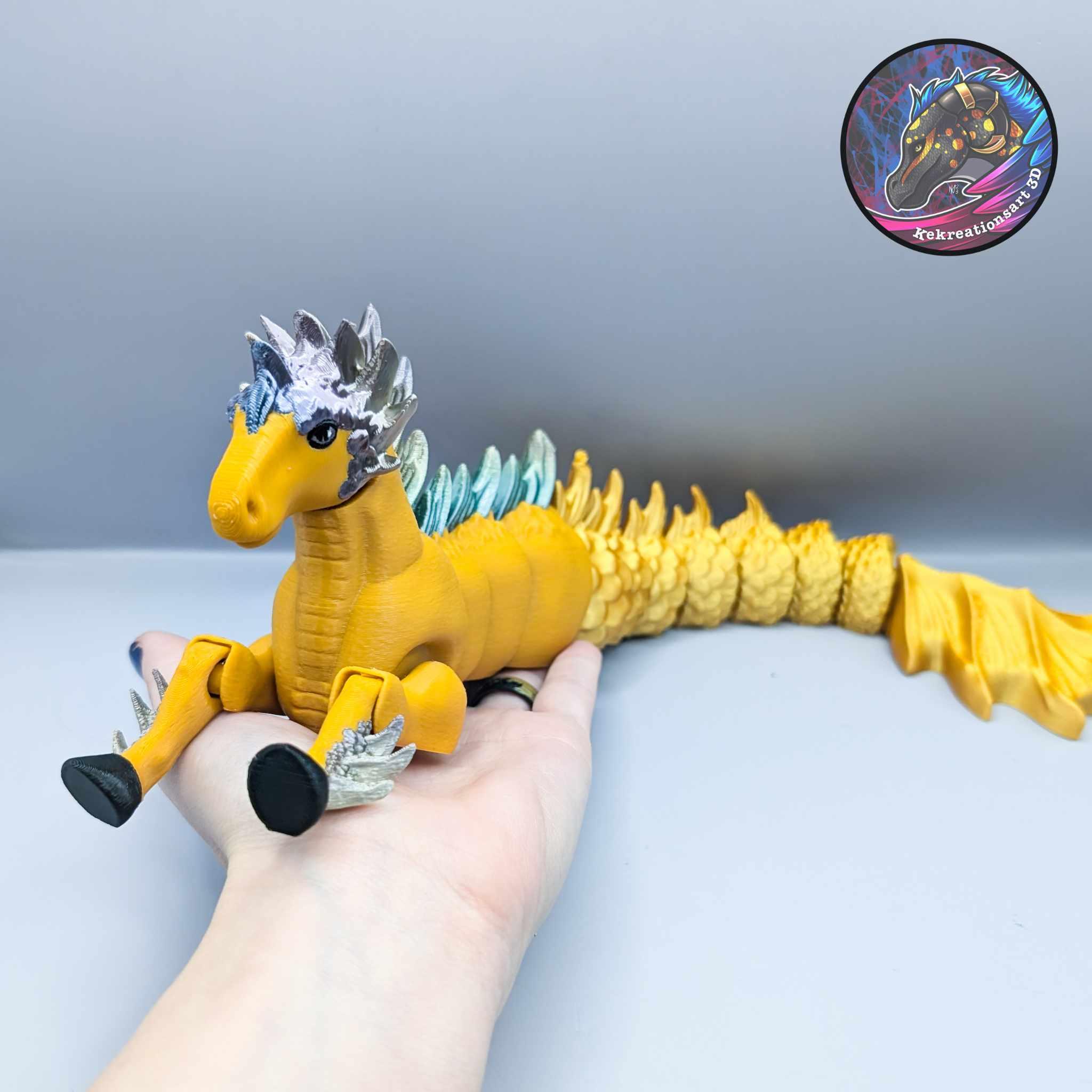 Flexi Hippocampus Sea Horse 3d model